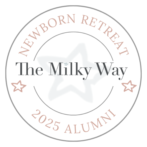 Alumni Badge for the 2025 Newborn Retreat with The Milky Way