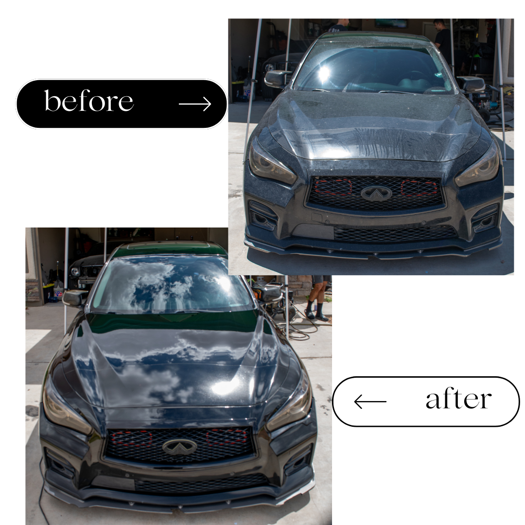 detailing service hand car wash and dry glove mit infiniti el paso tx texas apex autoworks power wash clay bar ceramic coating wax