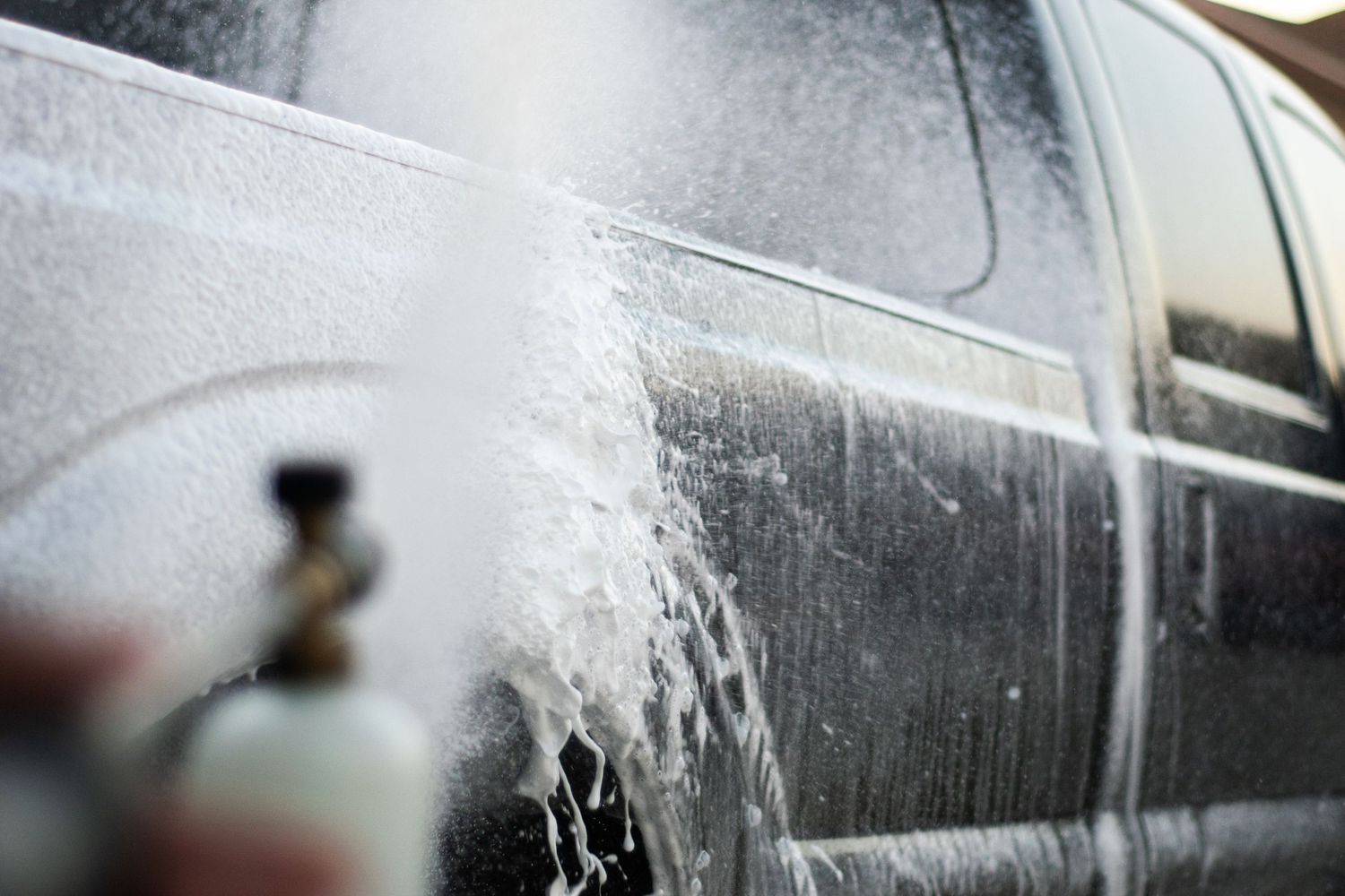 detailing service hand car wash and dry glove mit truck soap suds ford super duty f-250 el paso tx texas apex autoworks power wash