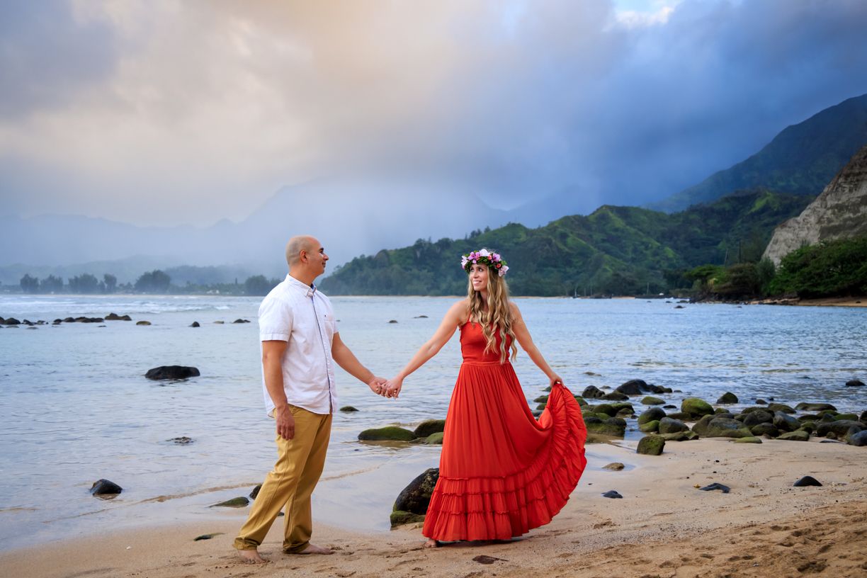 Hanalei, Kaua'i Couples Photographer