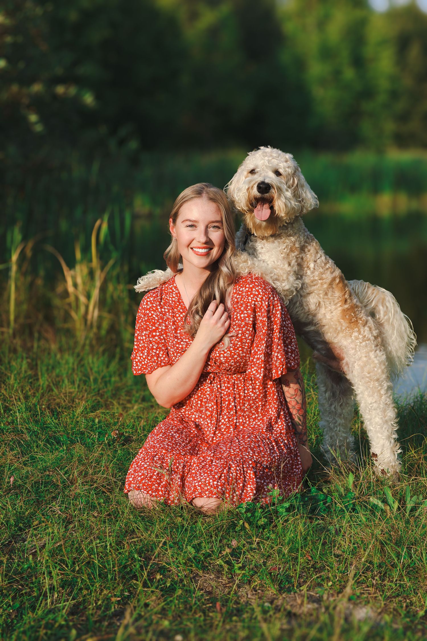 Edmonton Dog mom photo session