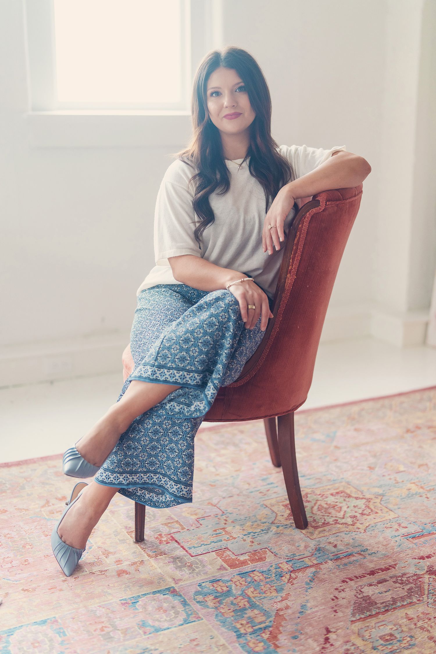 Creative headshot of woman
