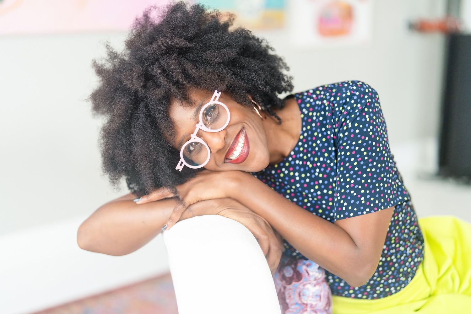 Creative headshot of woman