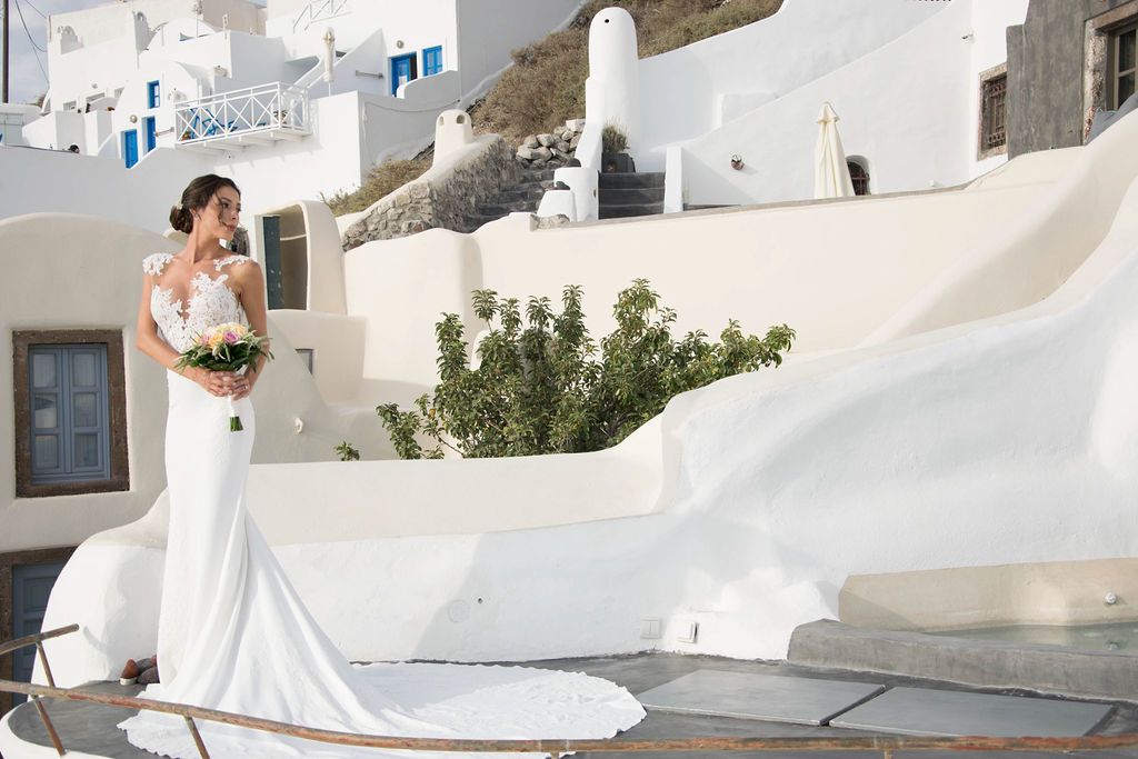 Santorini Bride