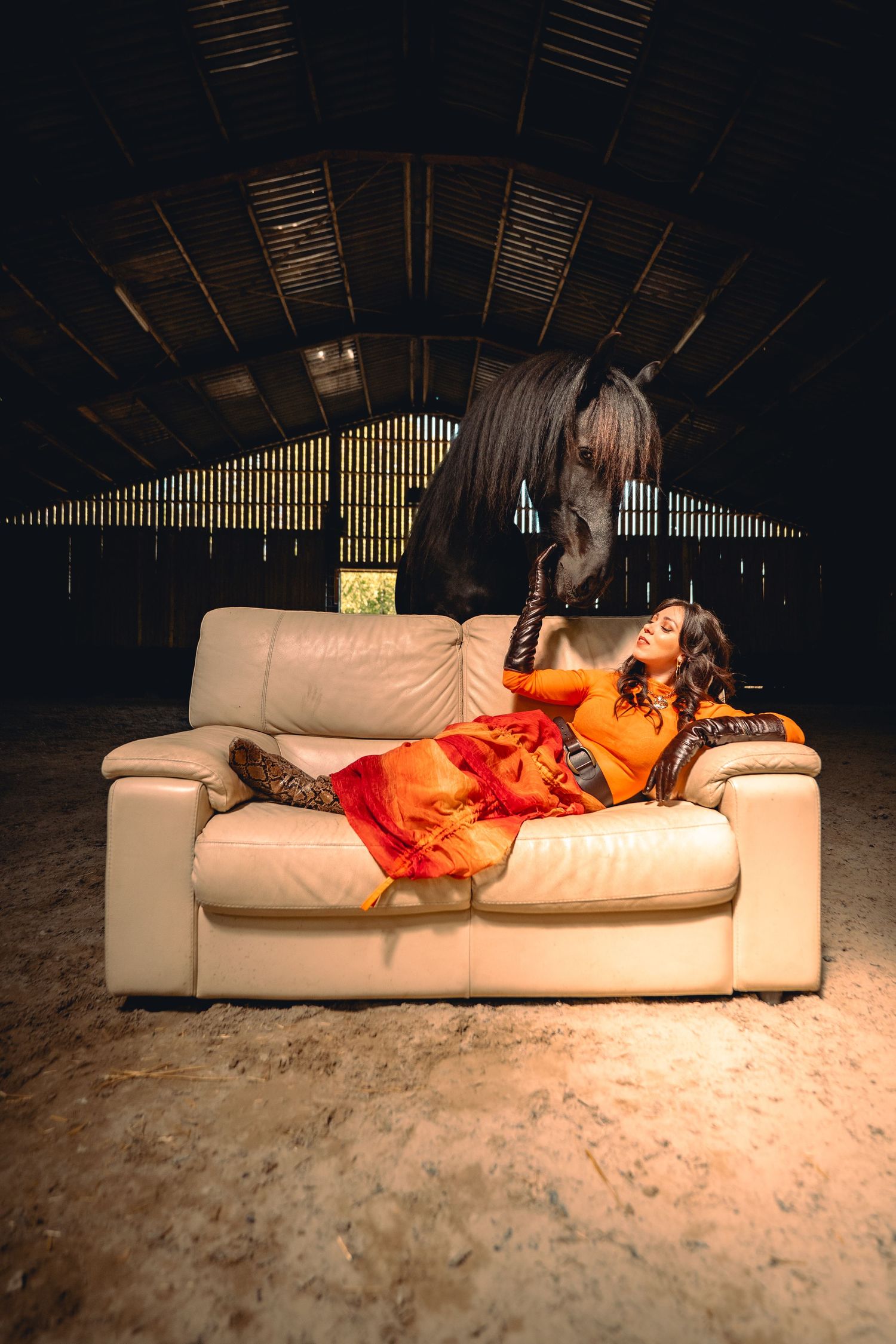 horse fashion shooting