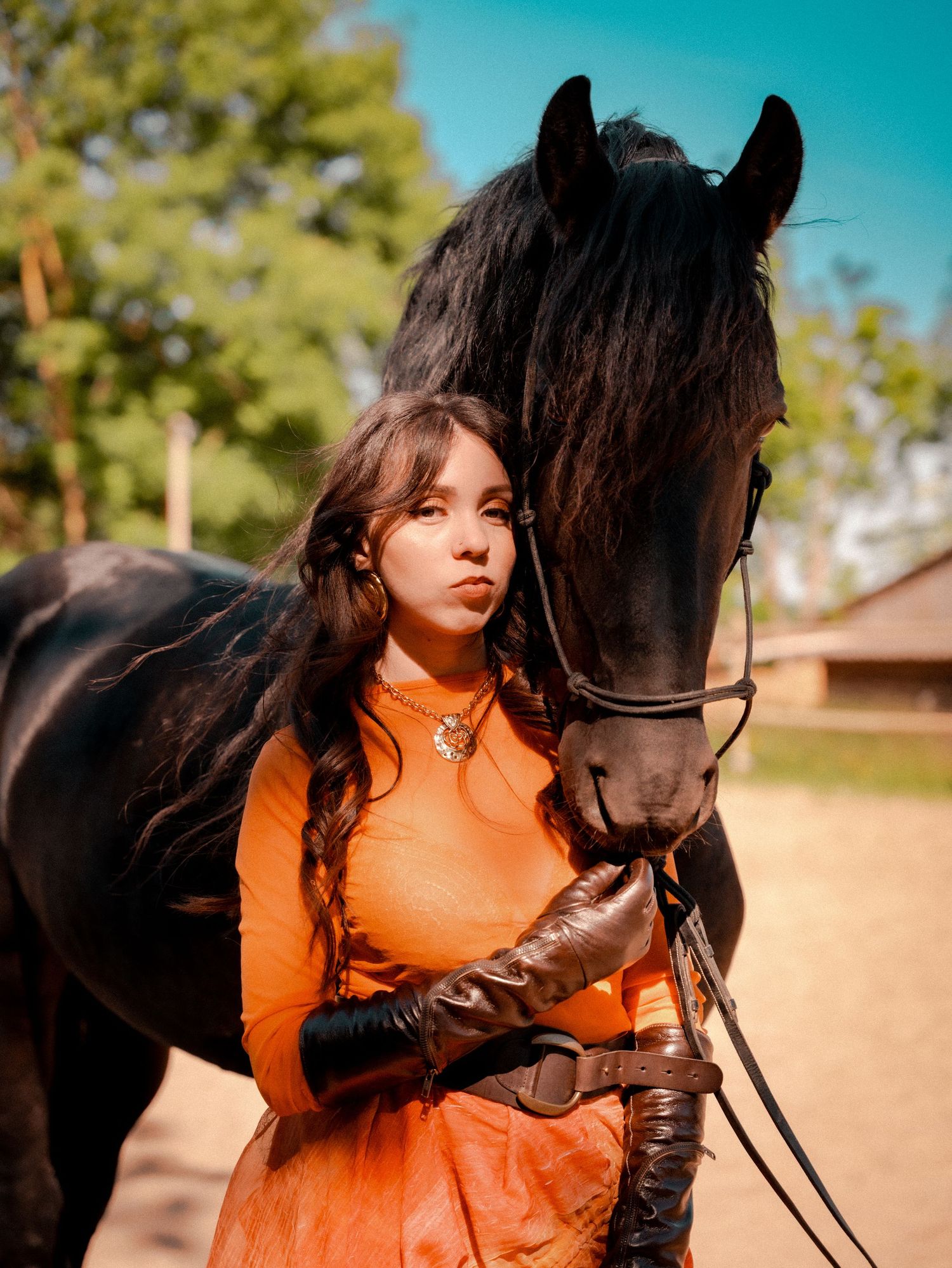 frison et mannequin