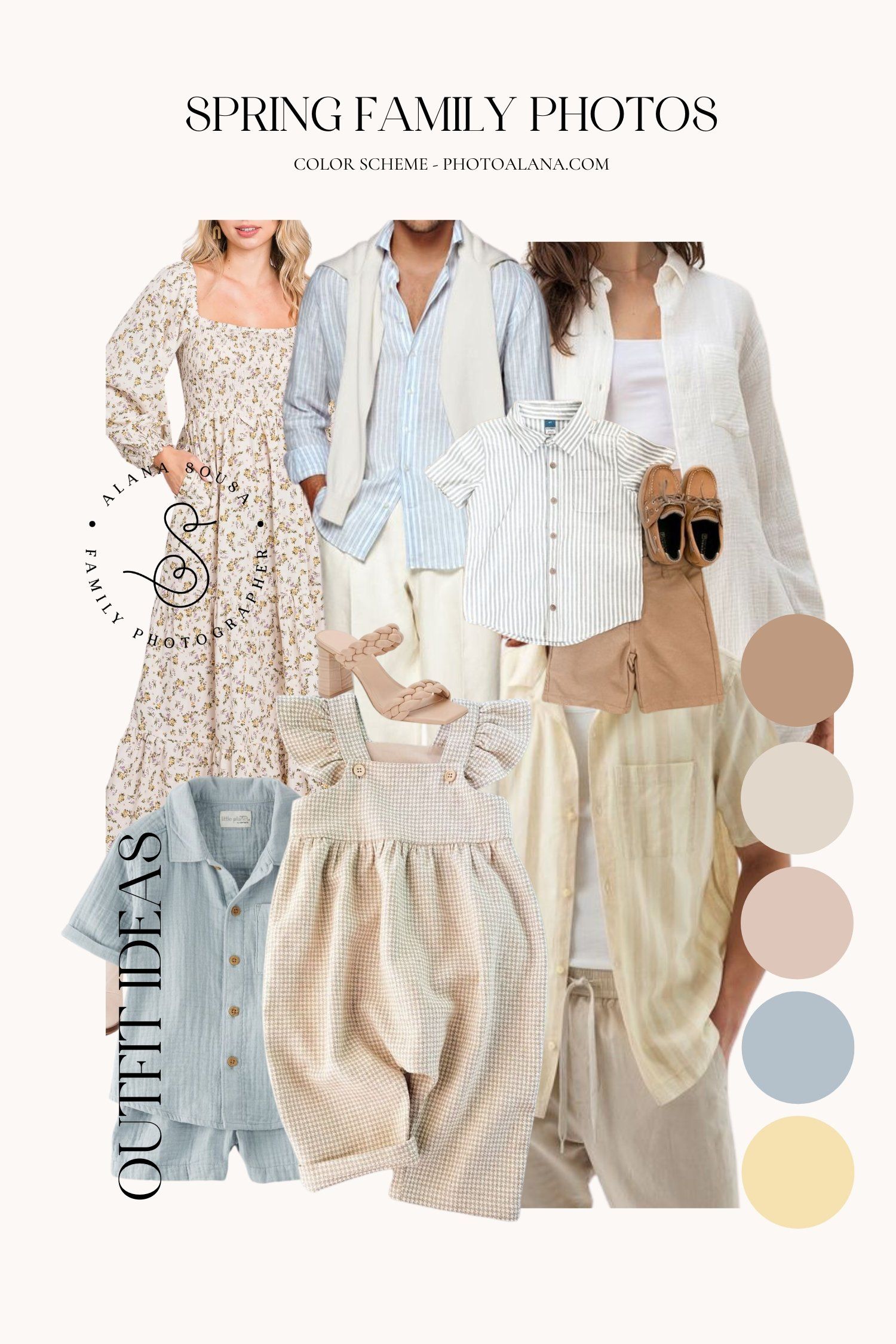 What Colors to Wear for Spring Family Photos - Color Scheme Ideas ...