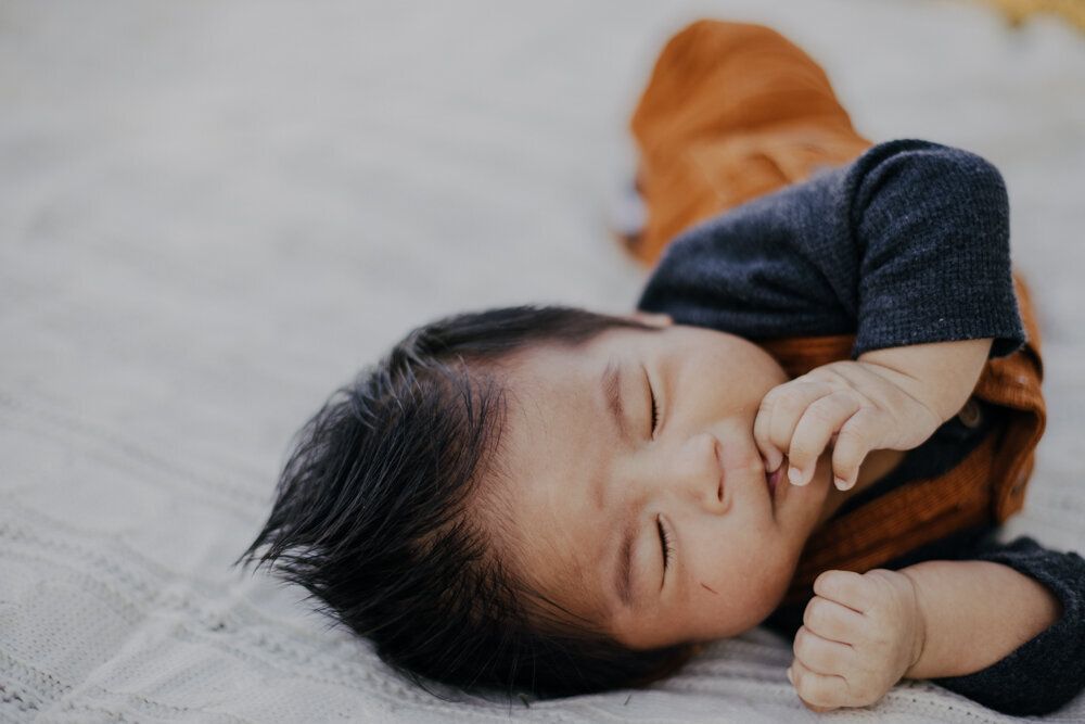 Series of candid close-up shots showing restful moments.