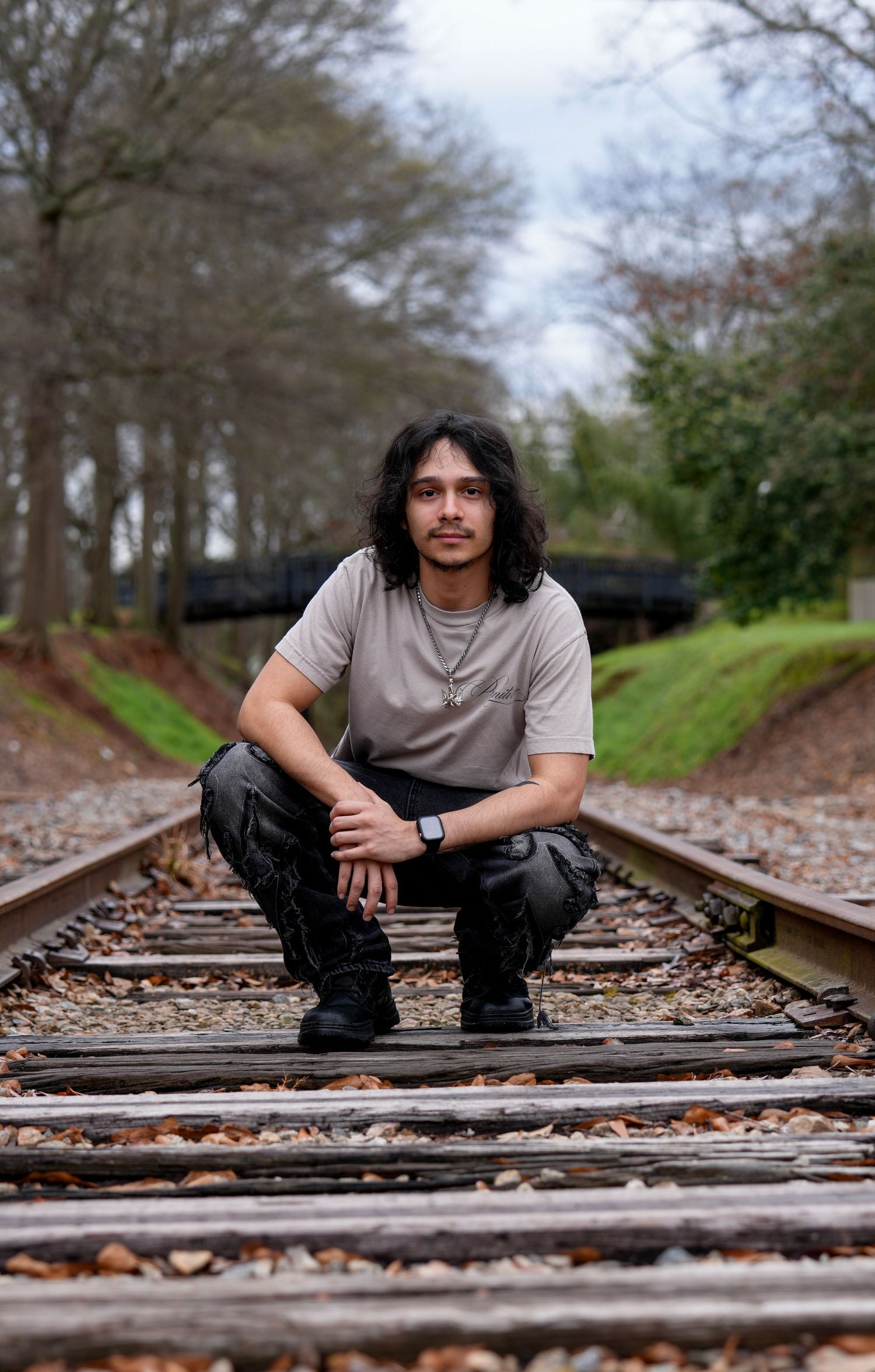 Street Photography at old railroad track