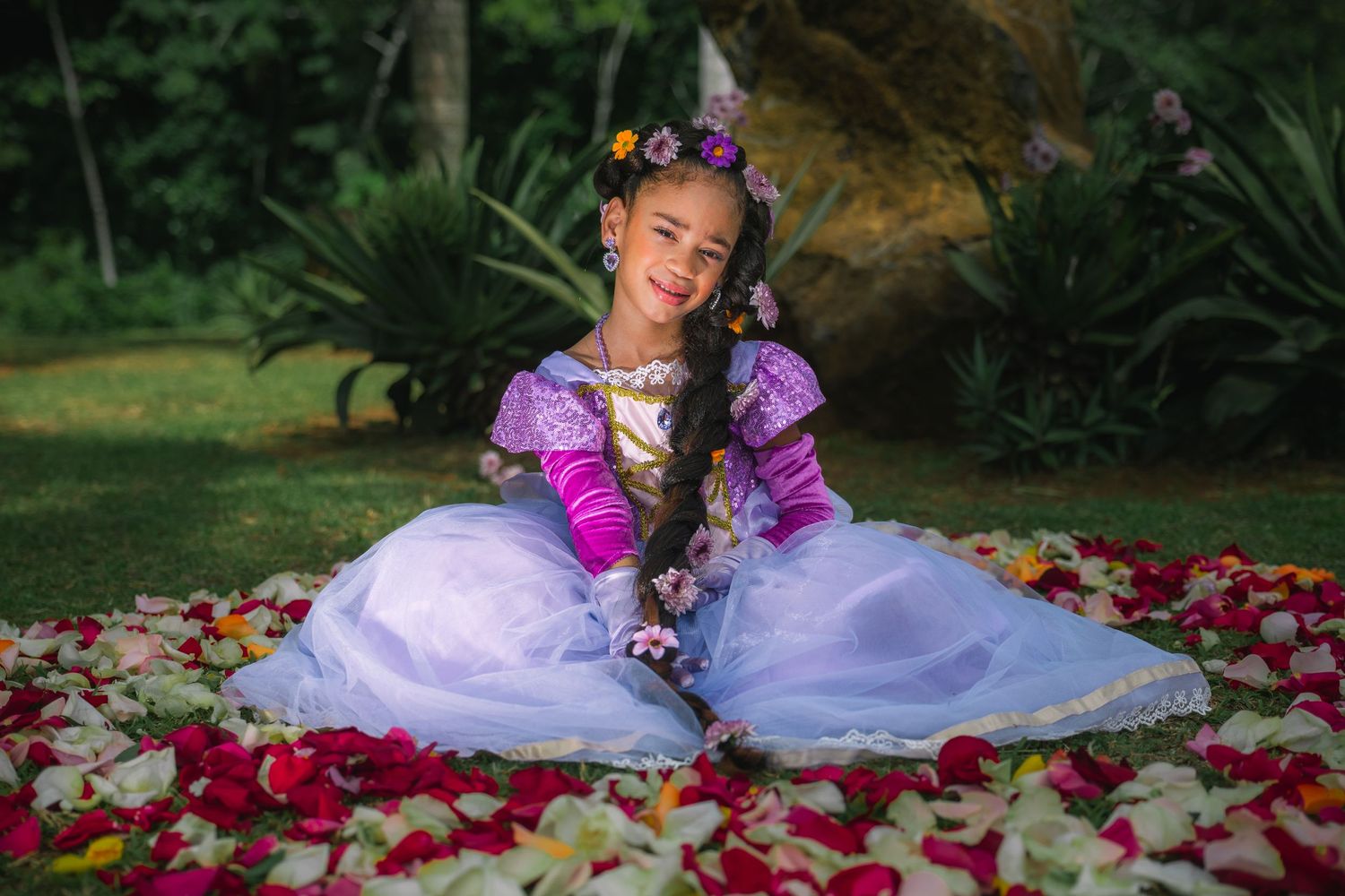 Sesión de retratos infantiles en Panamá con fotografía profesional de niños en exteriores naturales