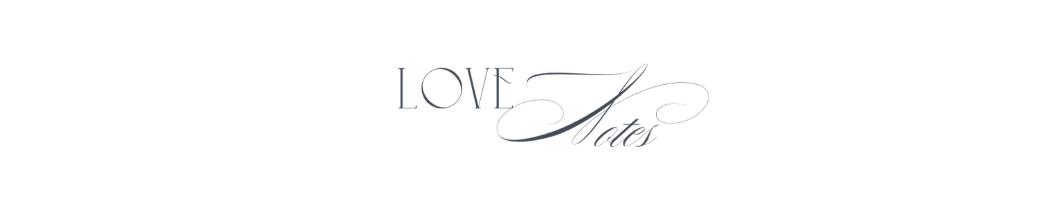 Stylish Love Letters text combining uppercase serif and flowing cursive script typography.