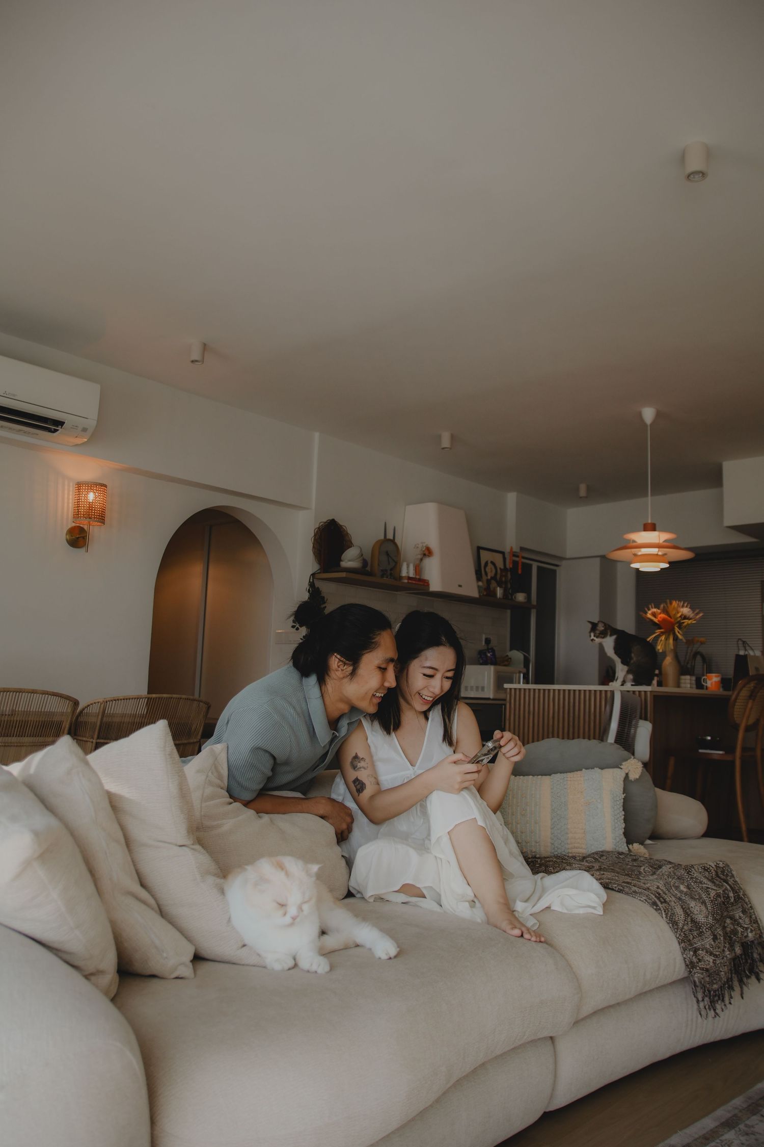 In-home pet photography in Singapore with jingwensathome