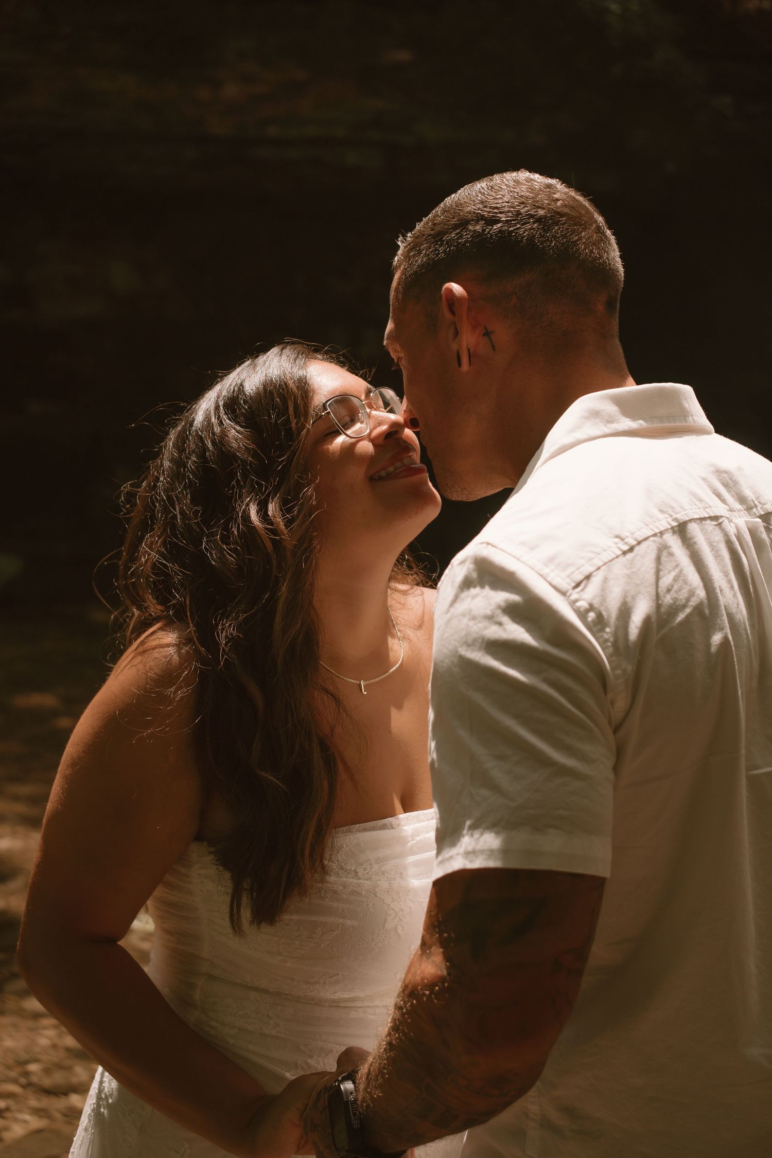 Columbus, Ohio elopement photography by Bryanna Harmeyer featuring intimate, candid, storytelling, documentary, and film-inspired moments.