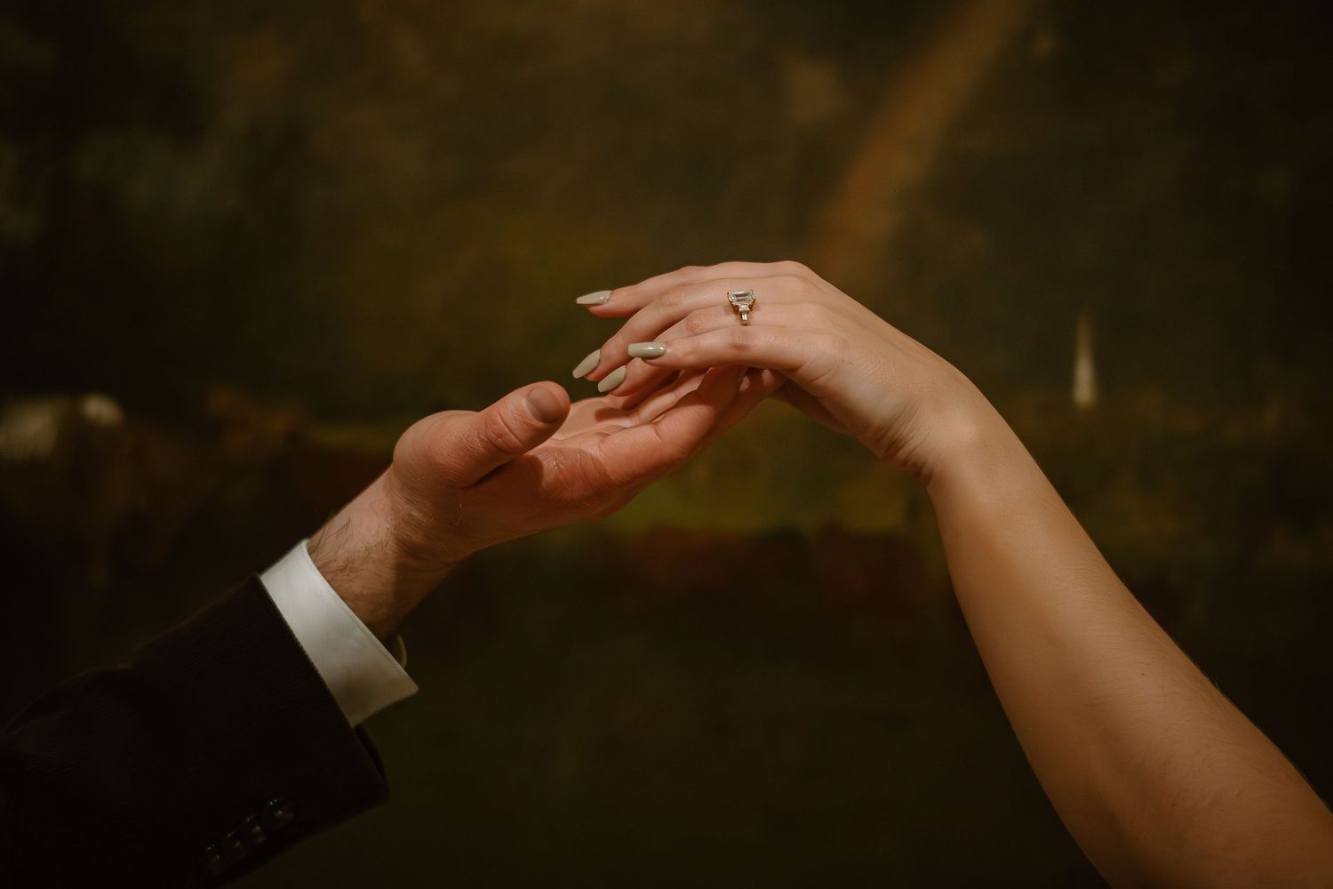 Columbus, Ohio engagement photography by Bryanna Harmeyer featuring couples in candid, storytelling, documentary, and film-inspired style.