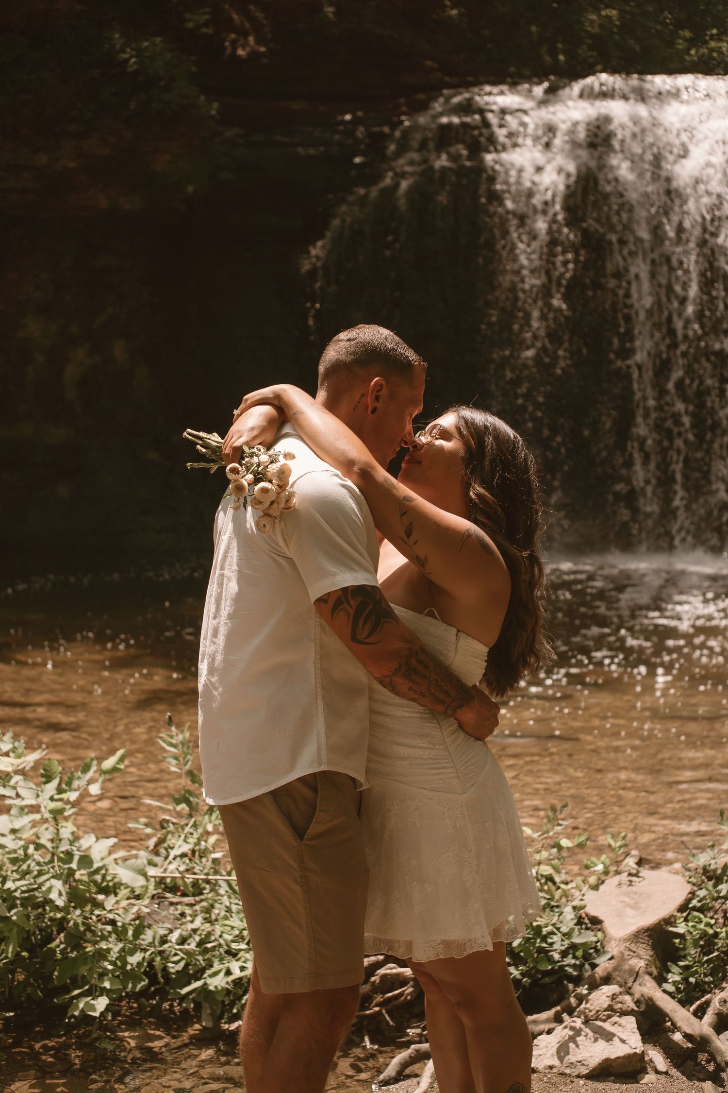 Columbus, Ohio elopement photography by Bryanna Harmeyer featuring intimate, candid, storytelling, documentary, and film-inspired moments.