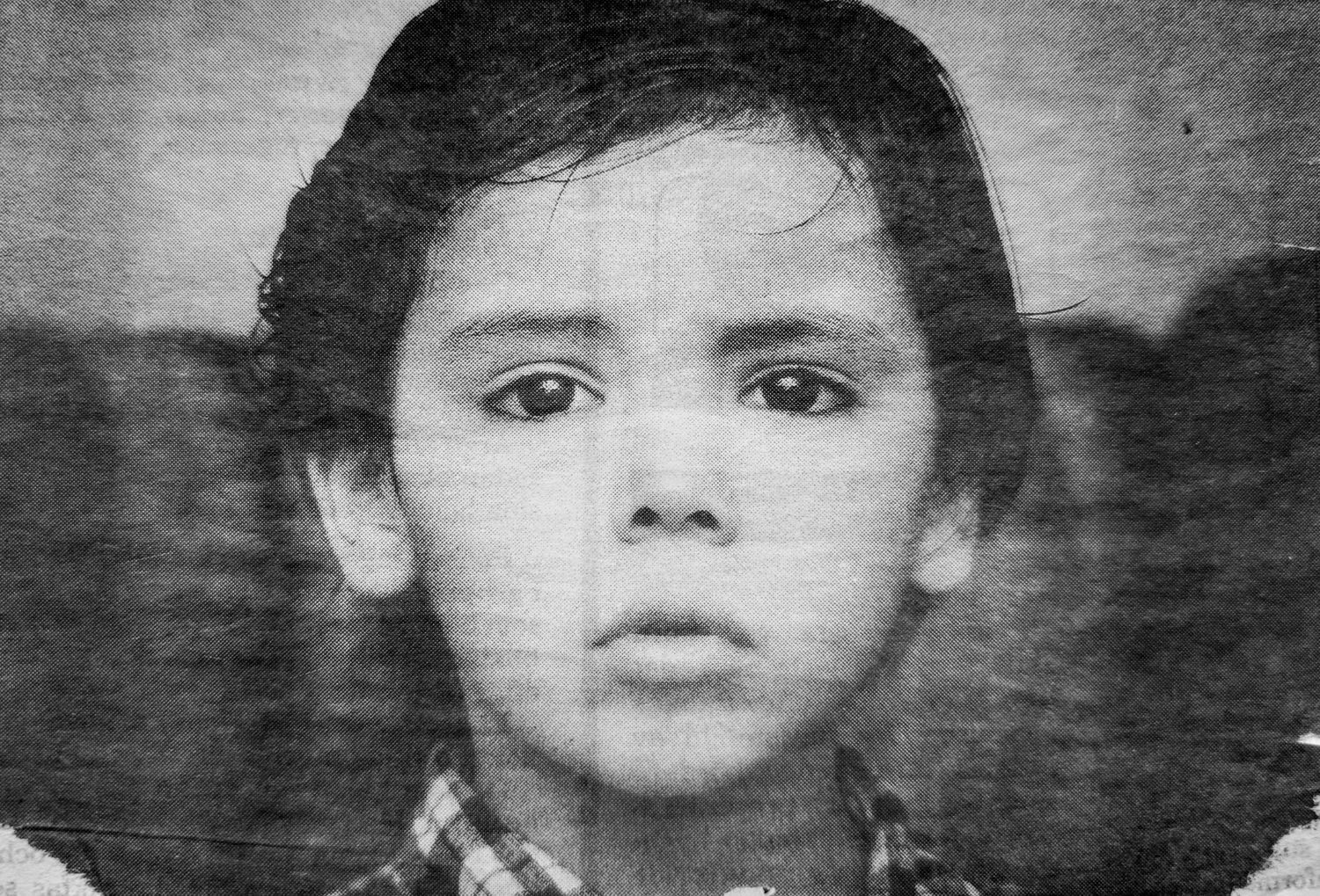 An old photograph of Cristian when he was just a young boy.