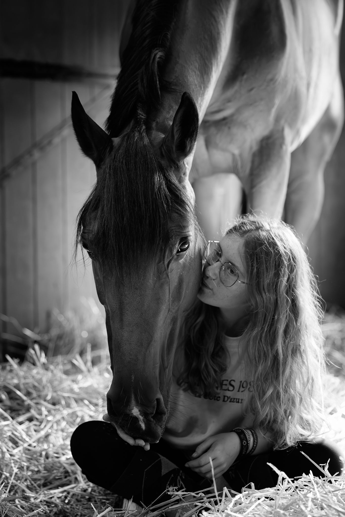 portrait en duo humain cheval