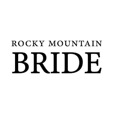 Rocky Mountain Bride logo featuring bold serif typography on a clean white background.