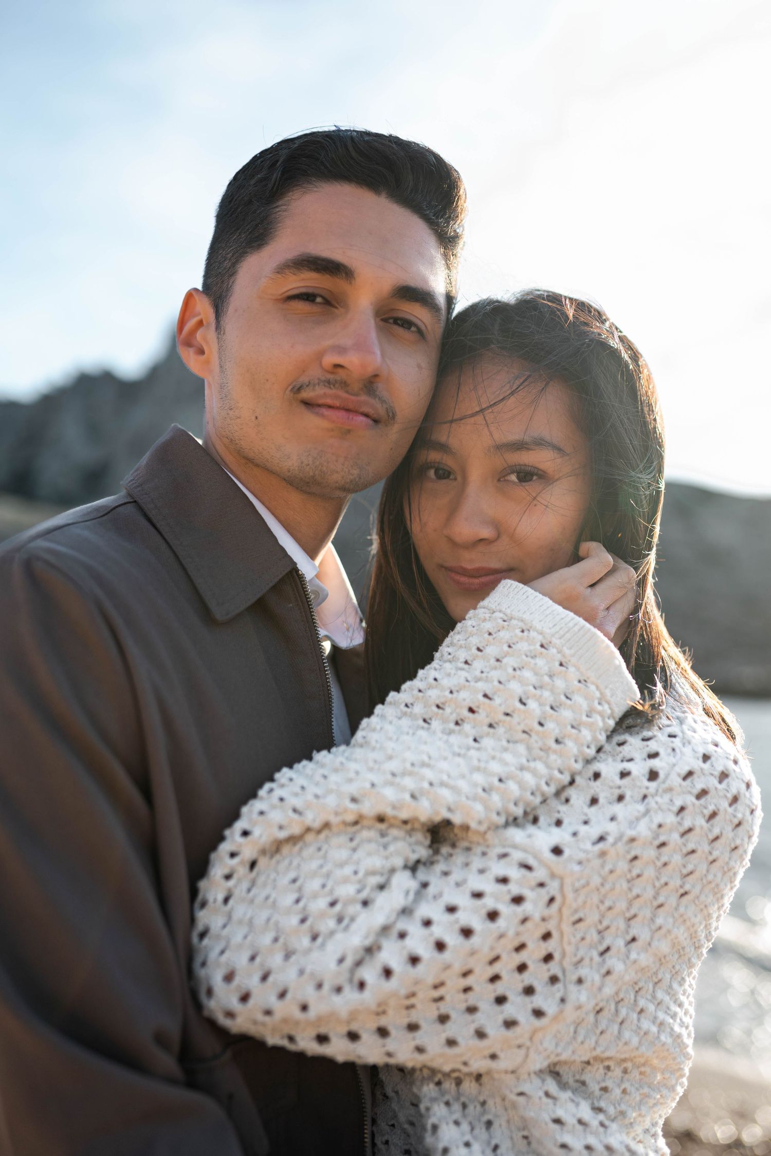 seance photo couple en bord de mer aux Goudes