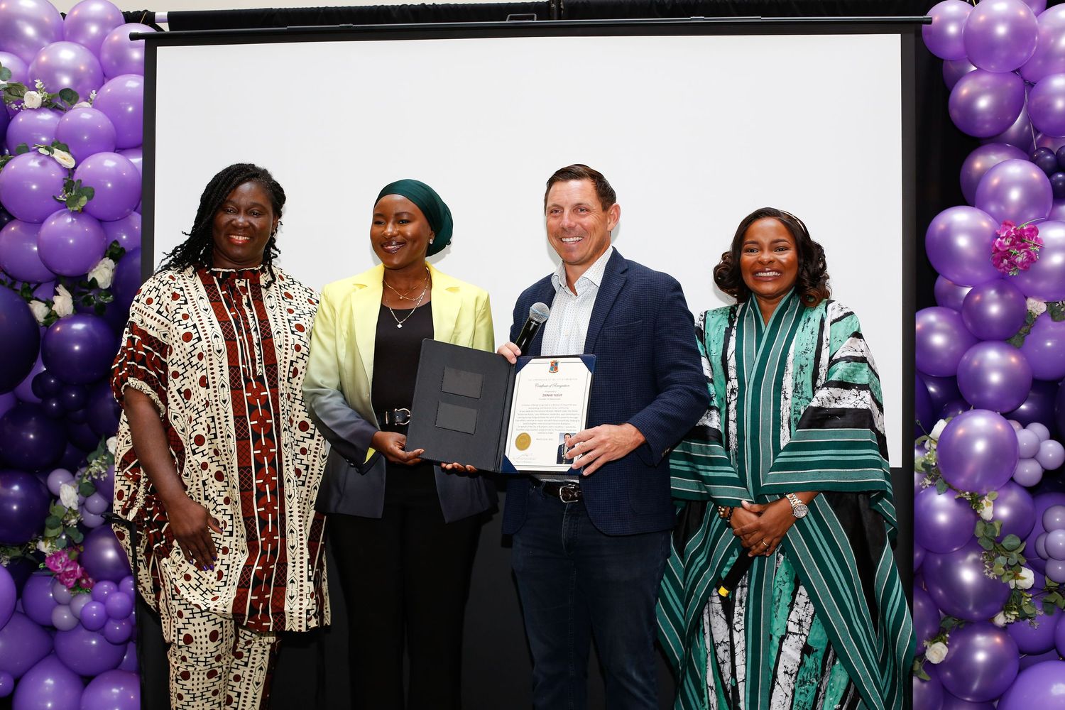 Event photo with the Mayor of Brampton