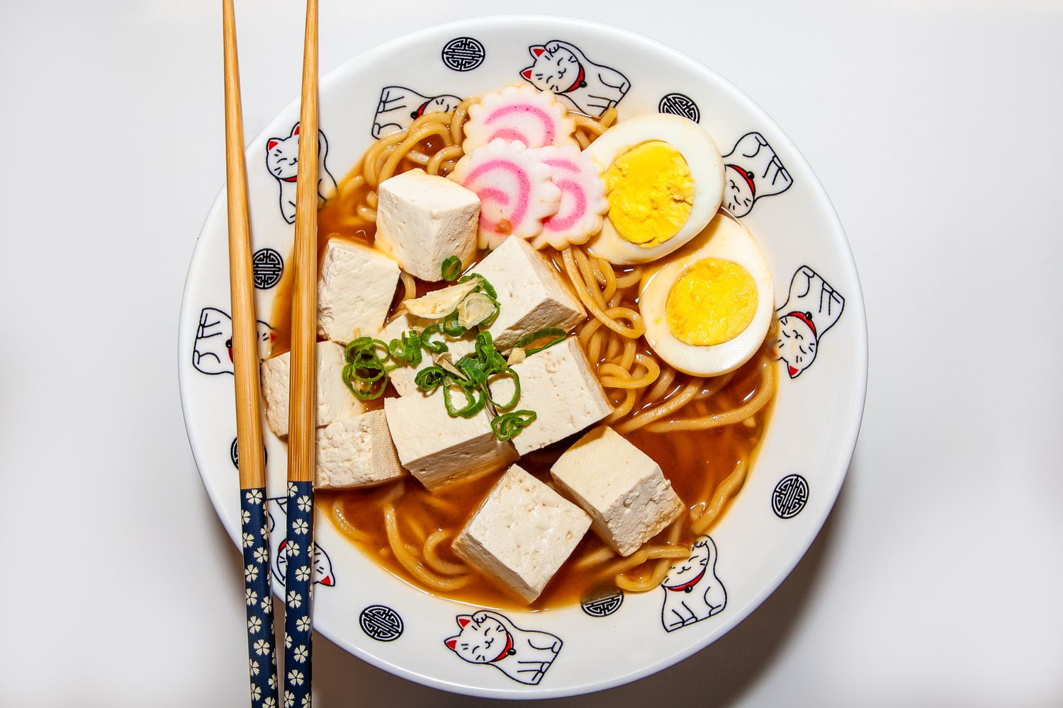 Studio photo of ramen