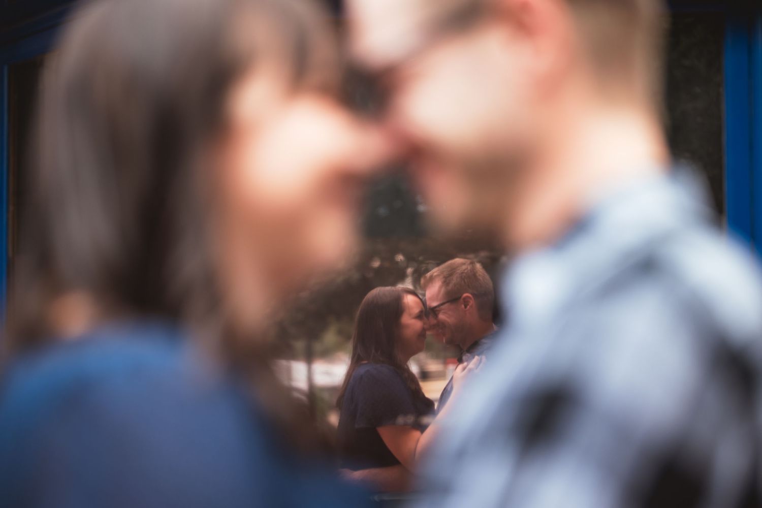 Artistic blurred bokeh shot creating abstract romantic atmosphere.