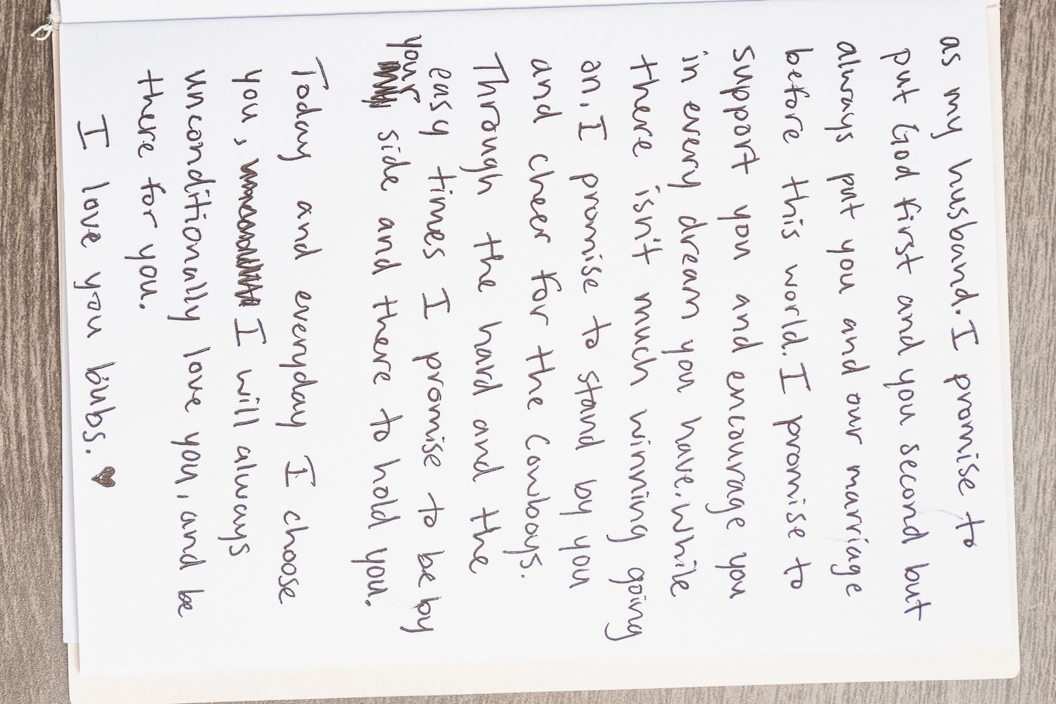 Handwritten journal entries on white paper display personal thoughts and reflections.