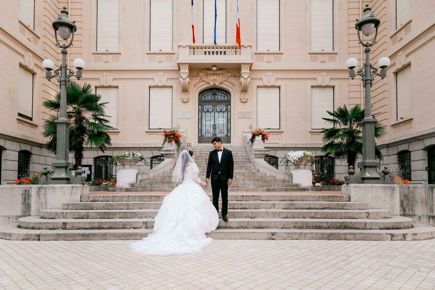 Luxury wedding photographer in Portugal capturing intimate moment France