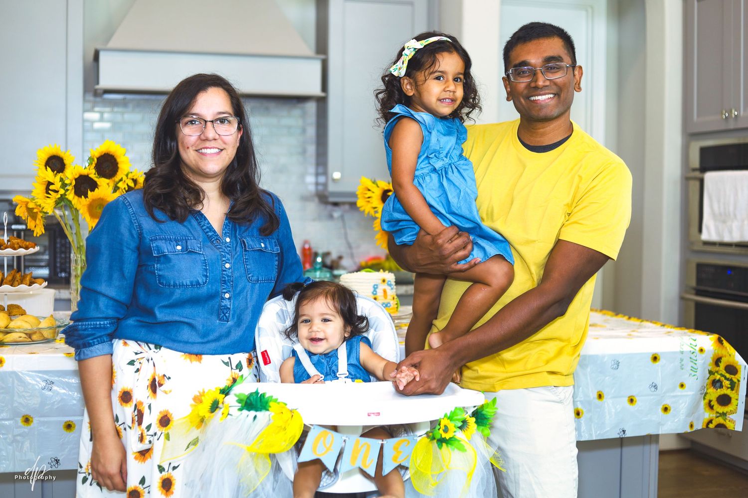 Kid's birthday party. yellow theme.