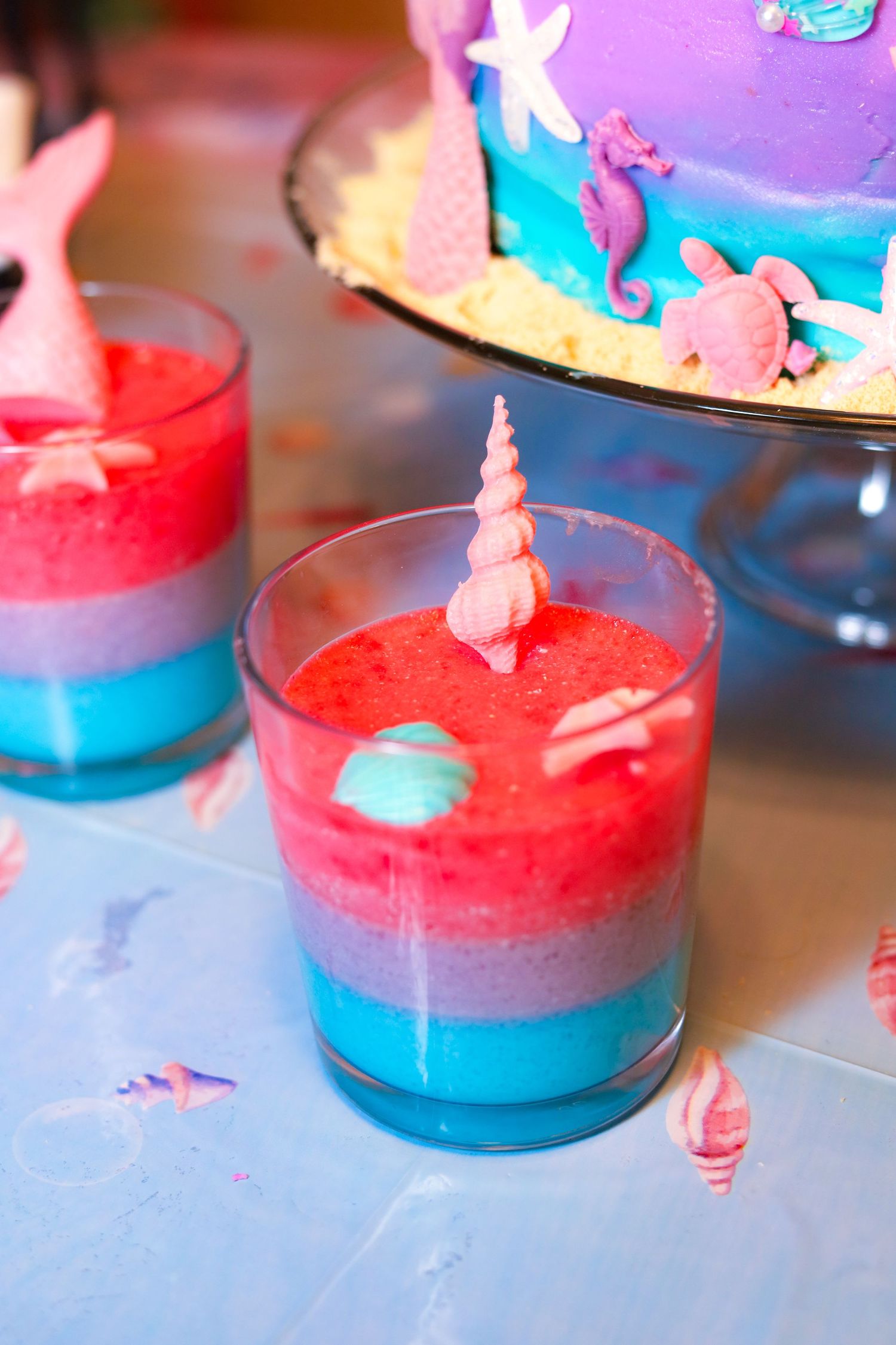 Colorful birthday party decor.
