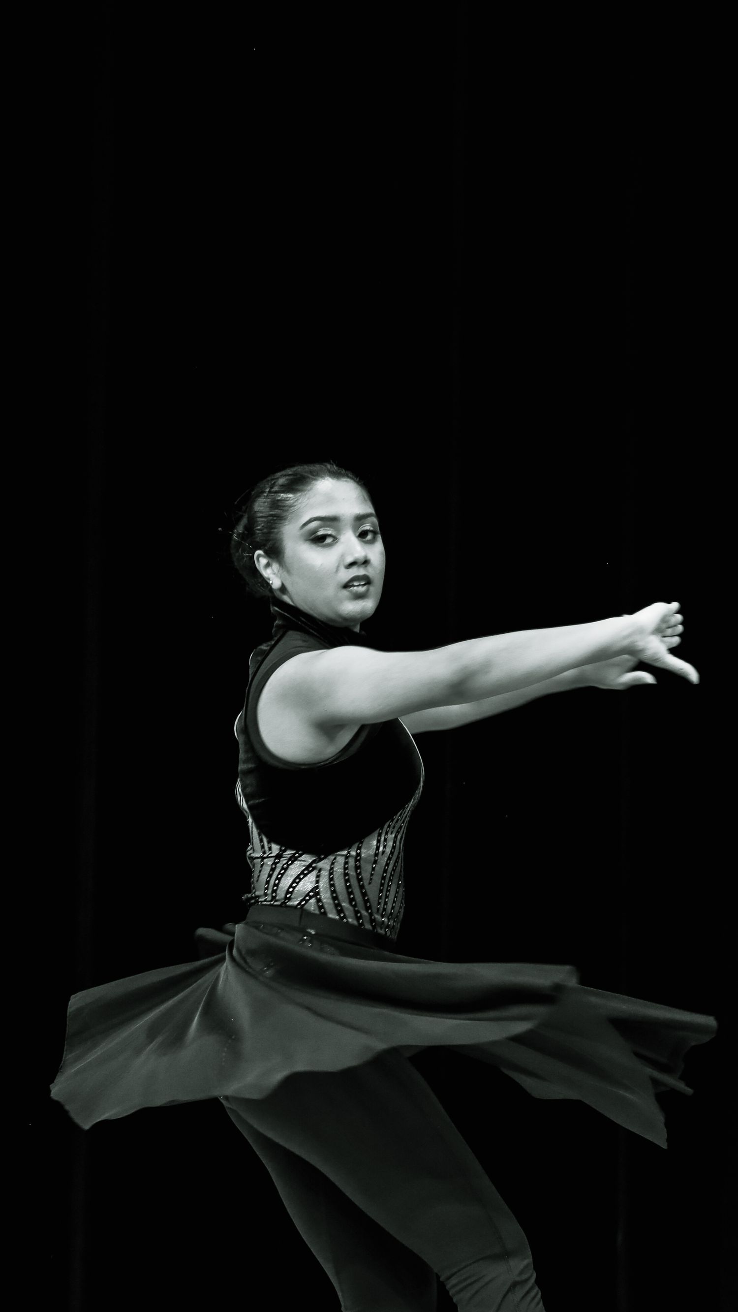 Traditional dancer. rehearsal