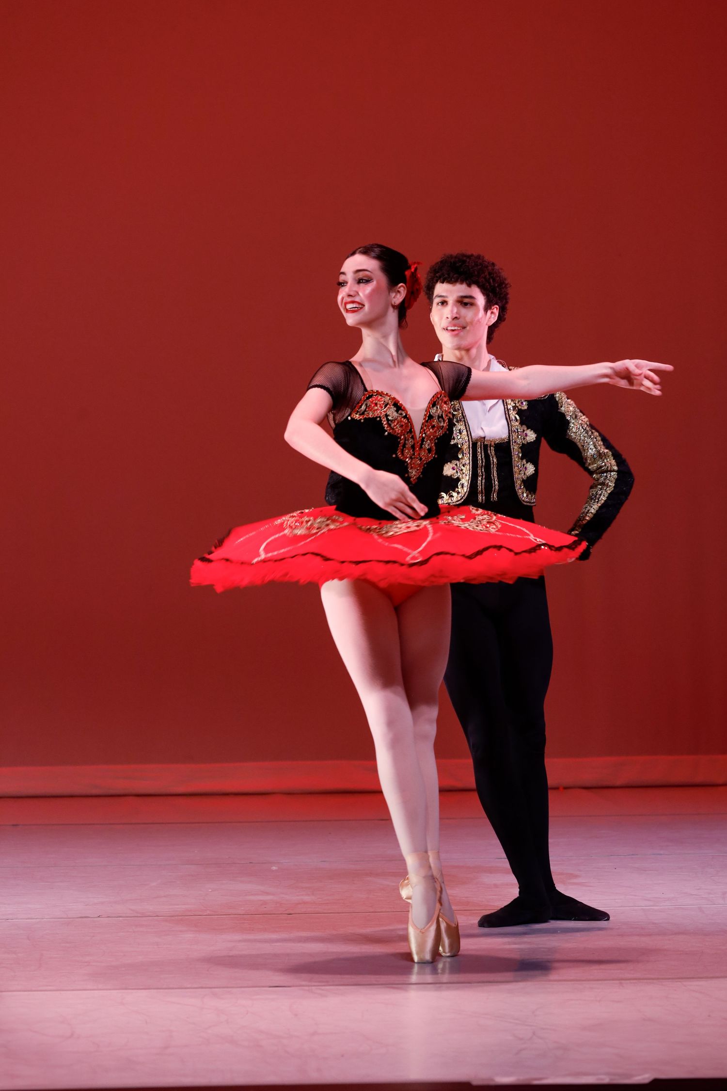 two people dancing