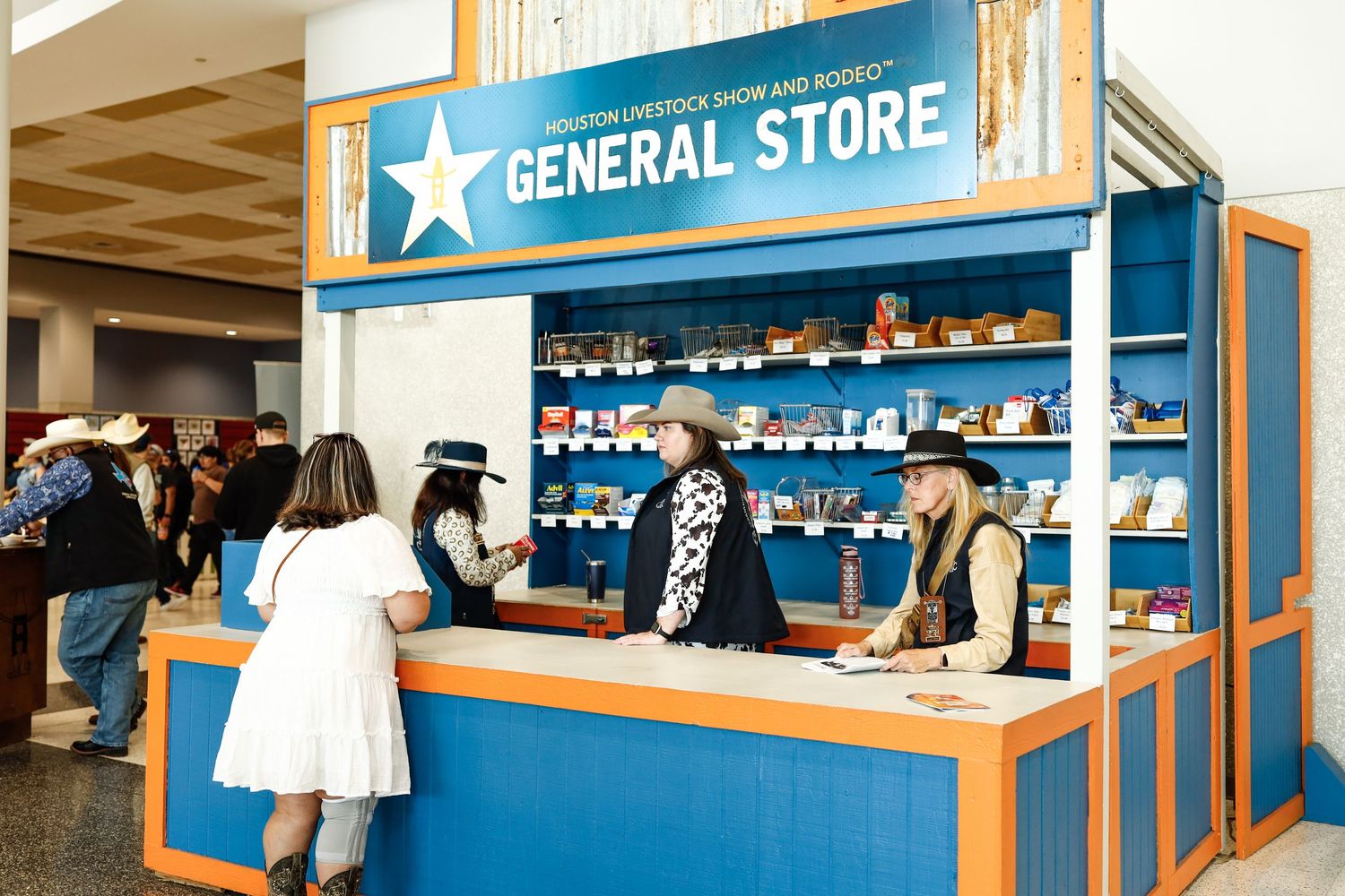 An information booth