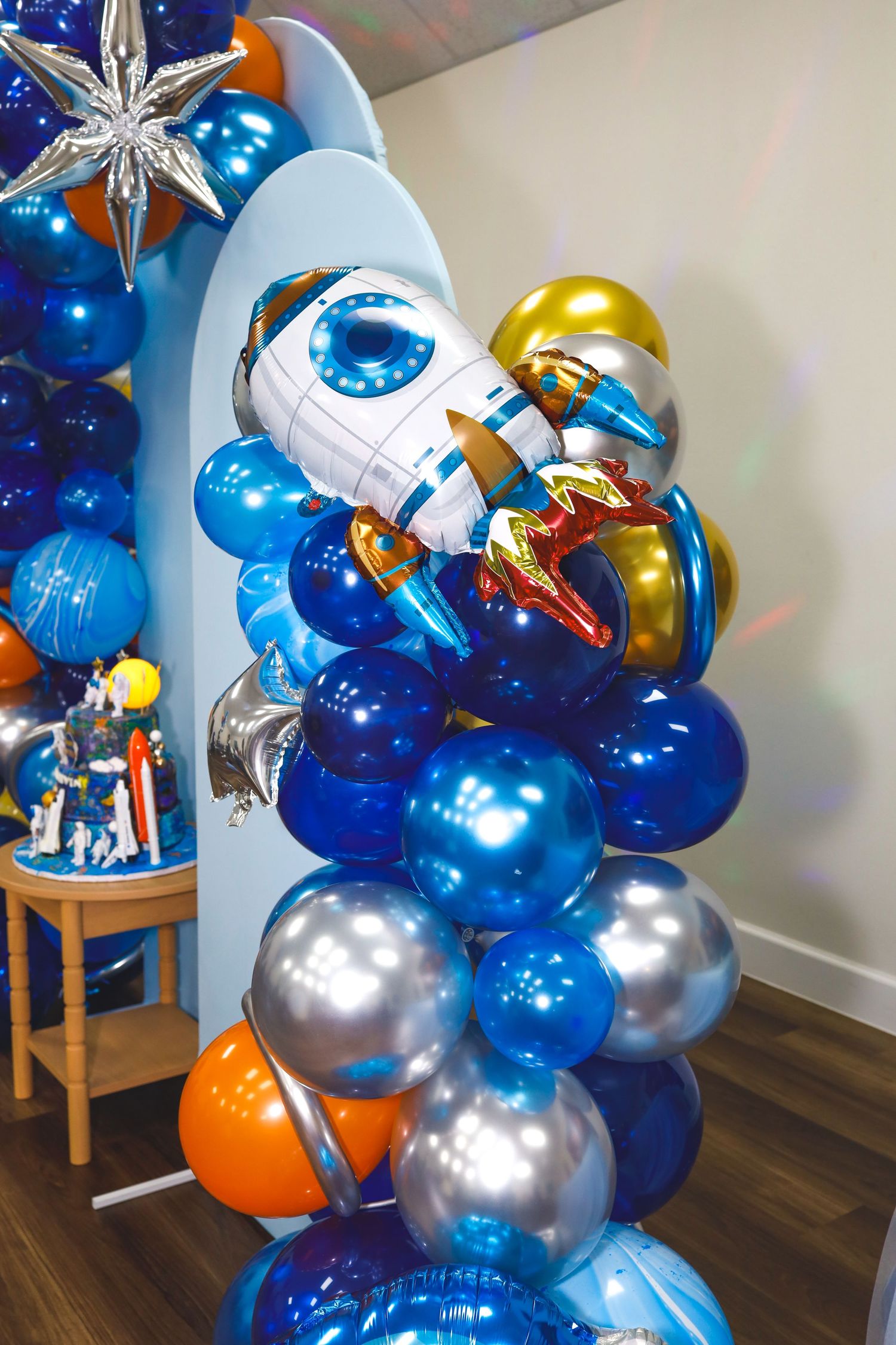 Birthday party balloons