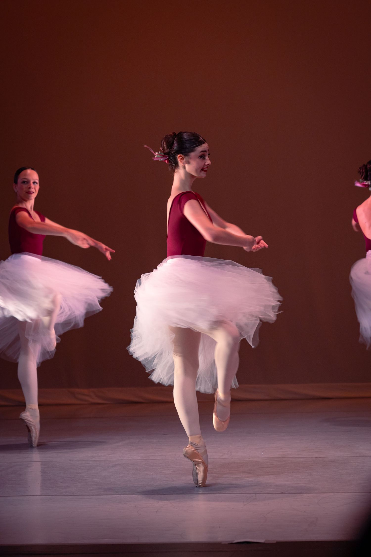 three dancers