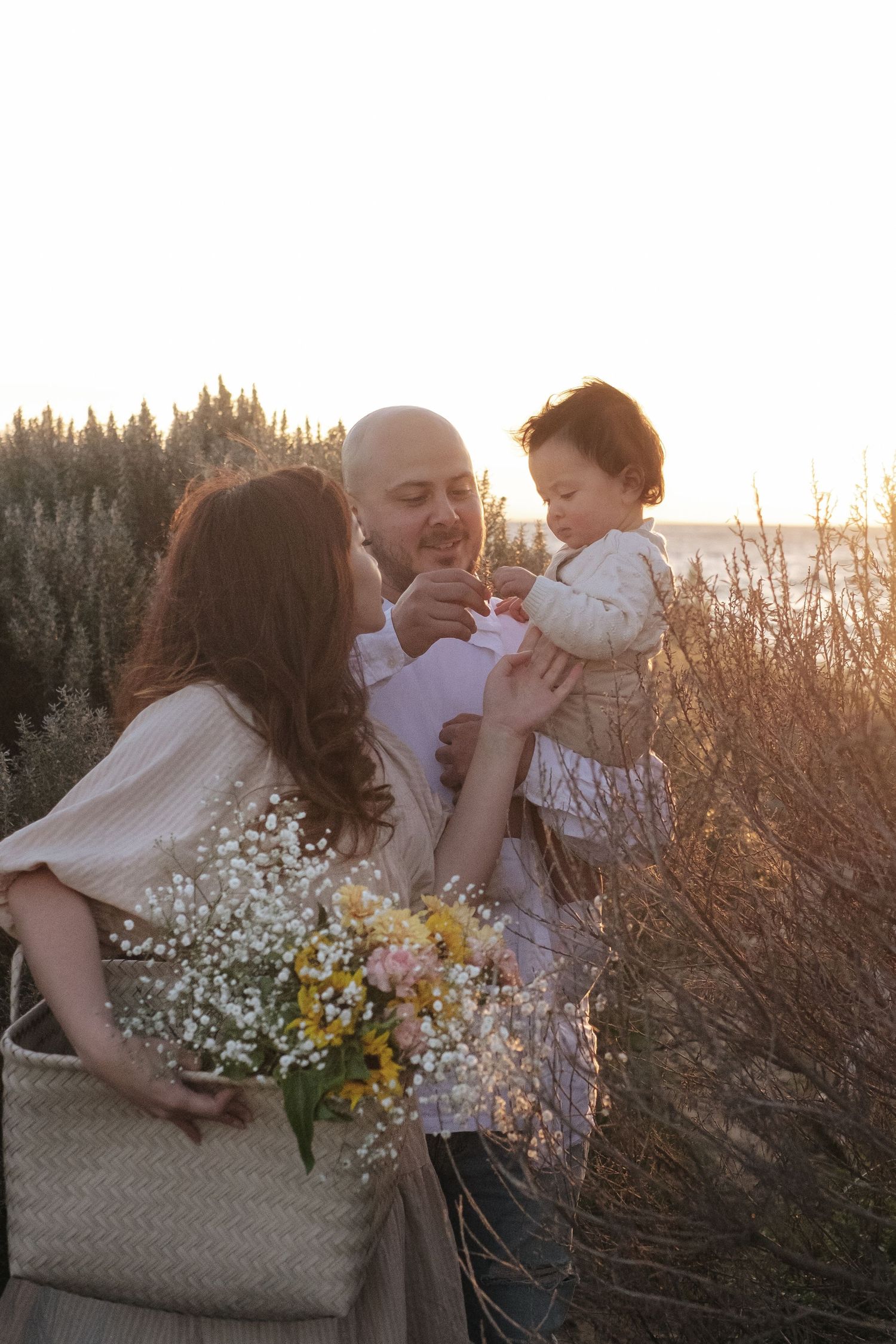 Outdoor Sunset Family Session
