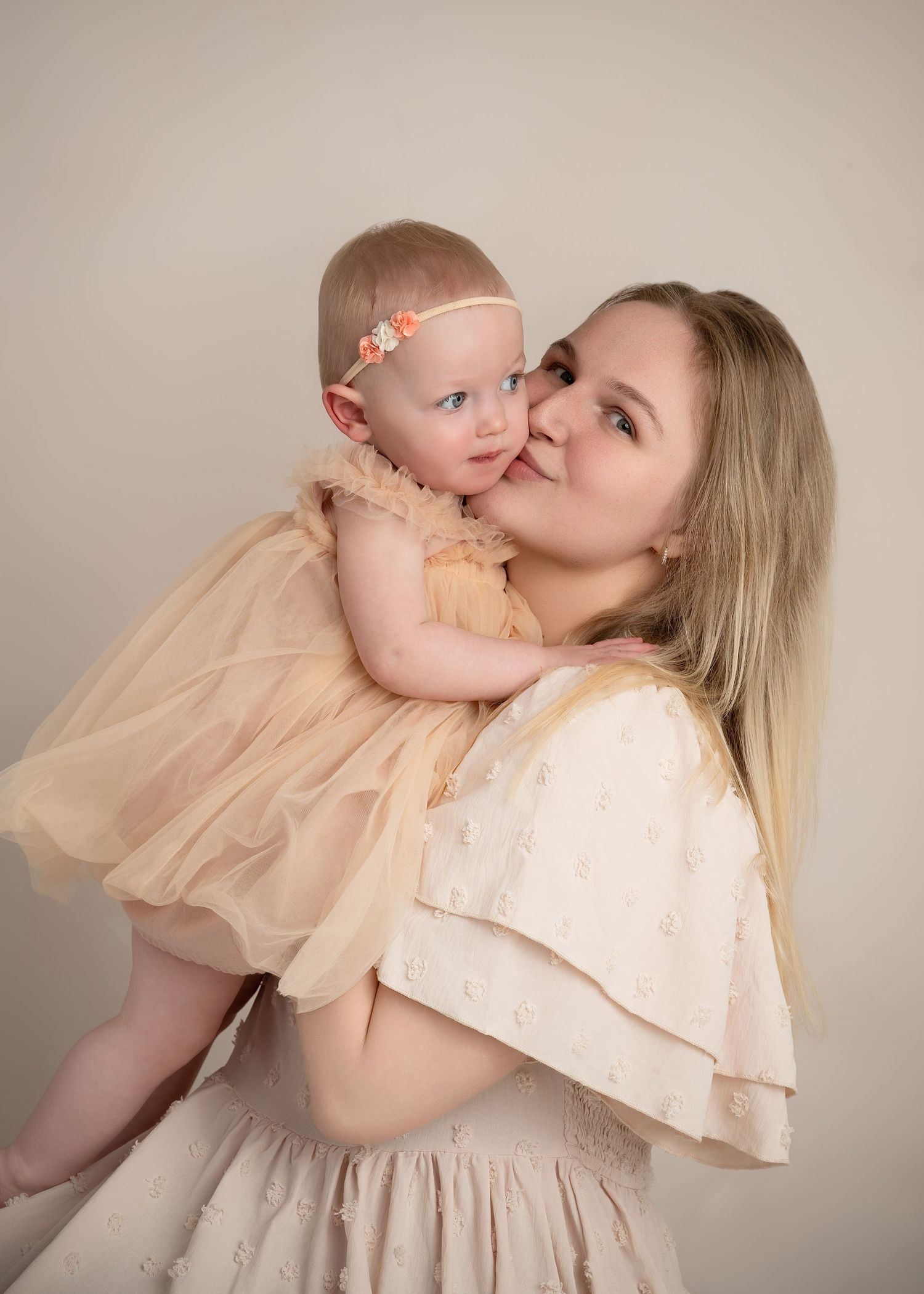 Mummy and baby studio session