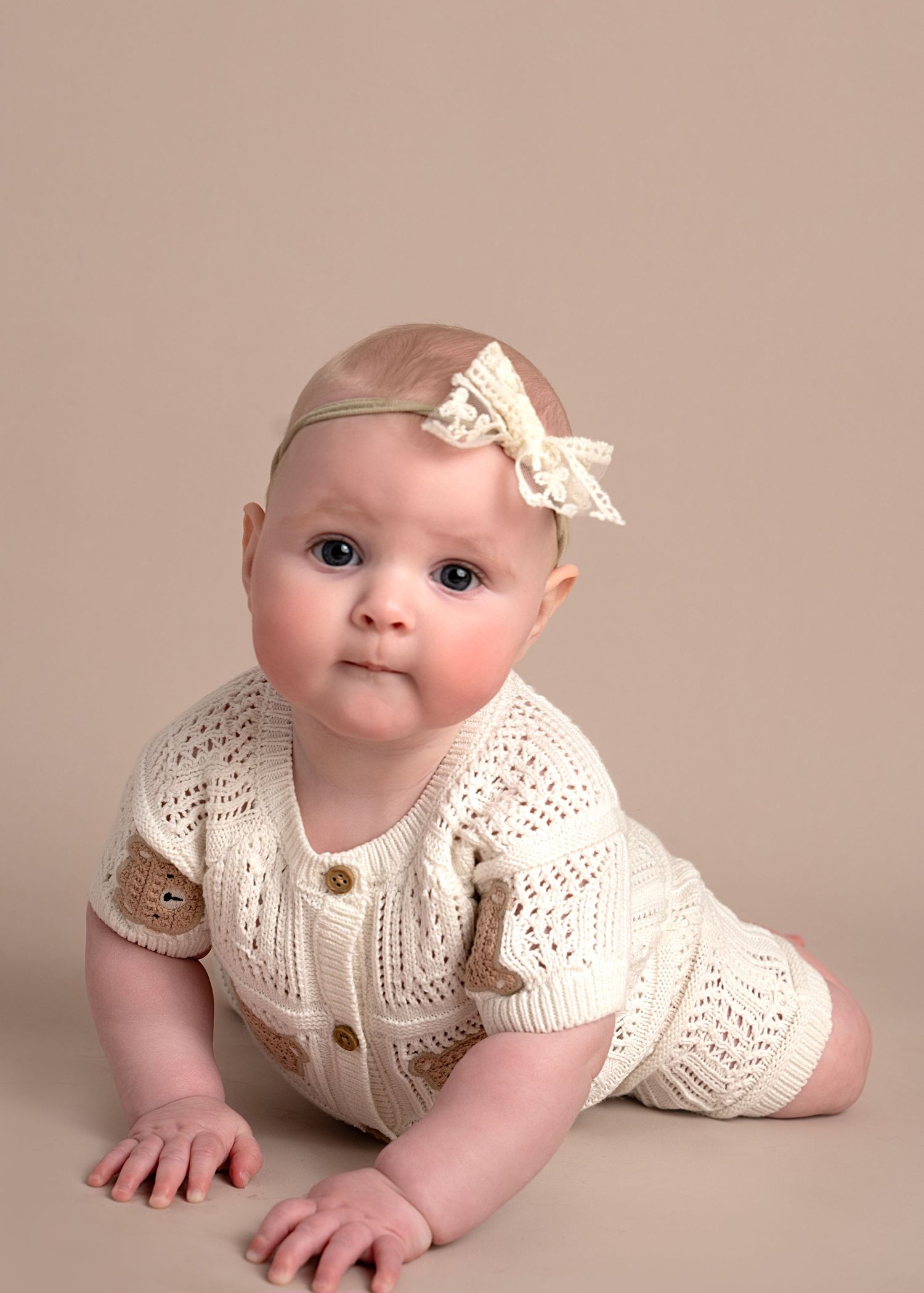 Sitter baby portrait