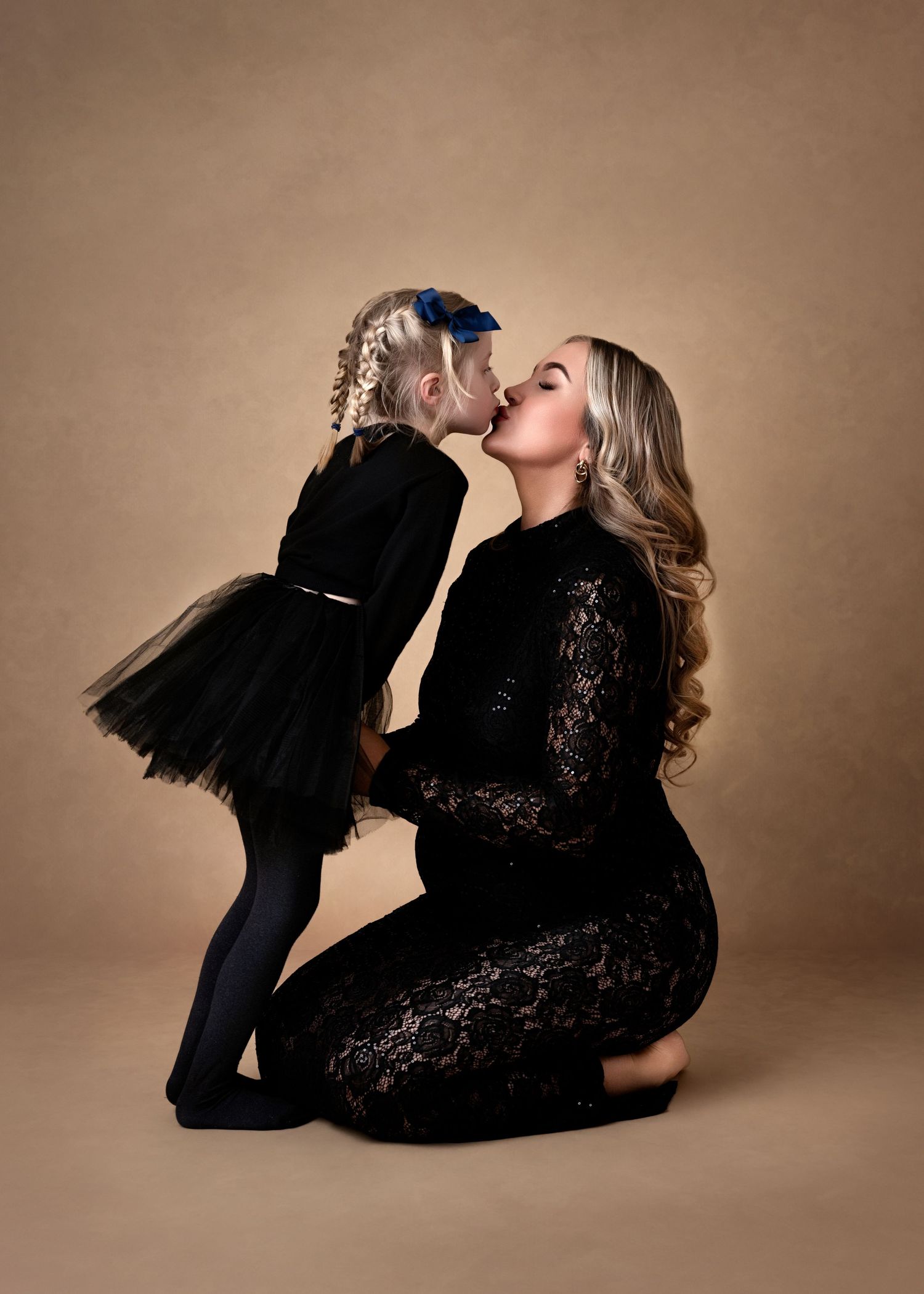 Studio maternity photography session in Clitheroe Lancashire