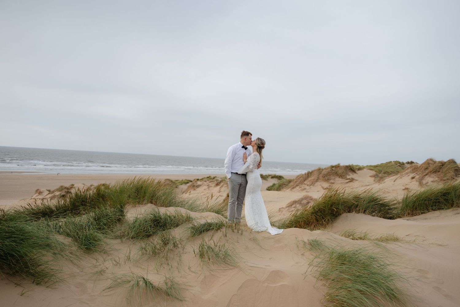 Pre-wedding photoshoot, engagement photography, Formby Beach photoshoot, Formby Beach