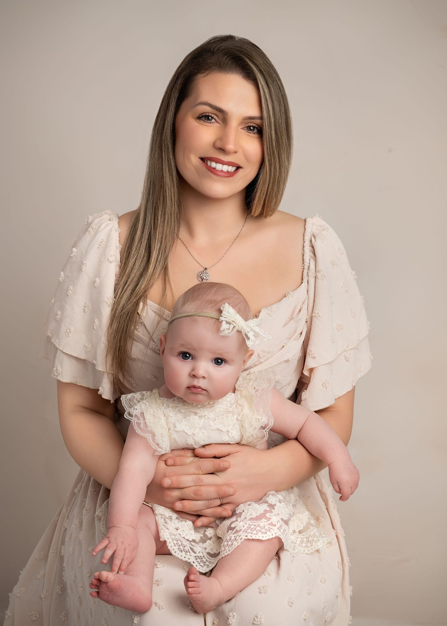 Mummy and baby studio session