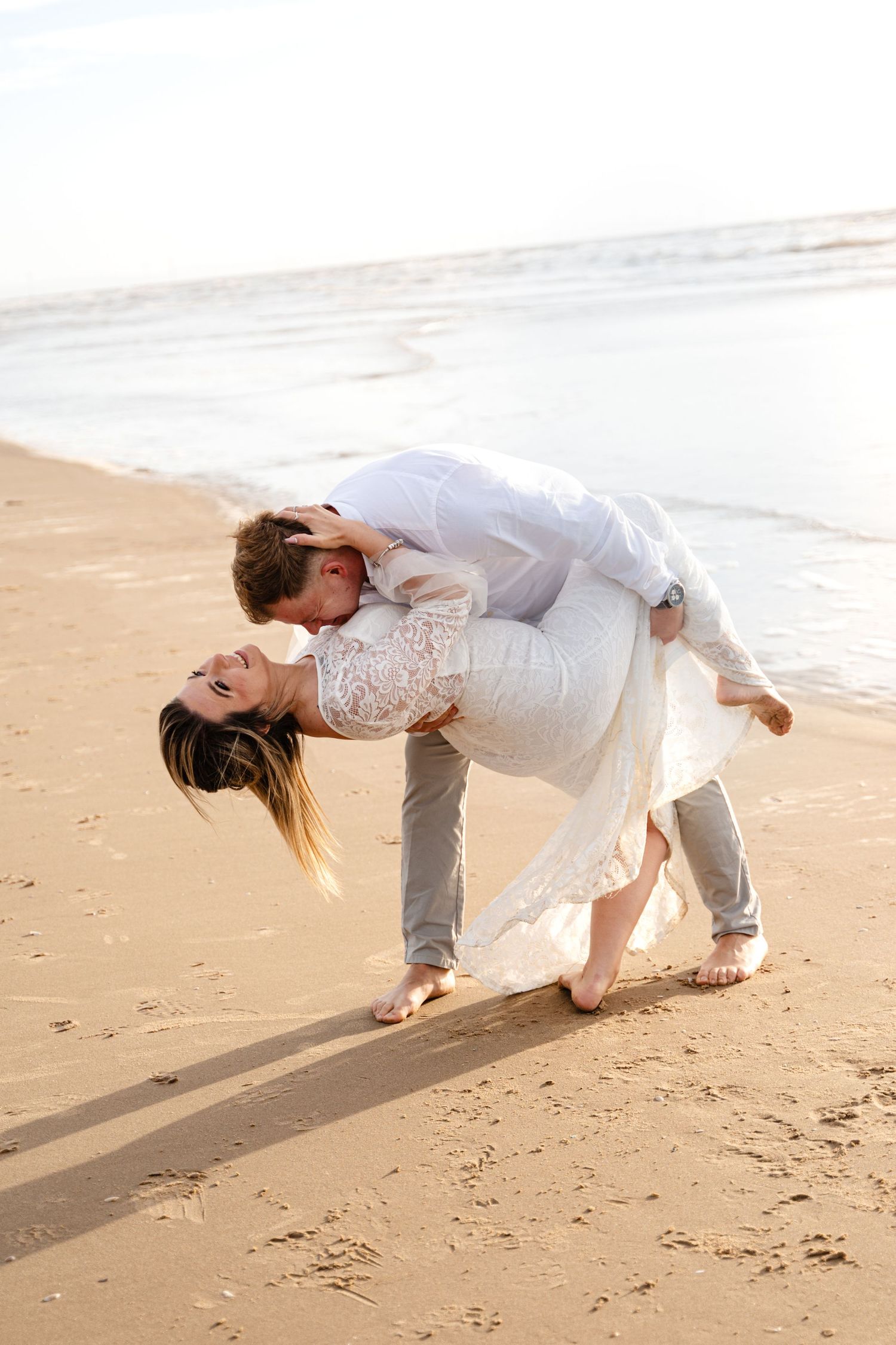 Pre-wedding photoshoot, engagement photography, Formby Beach photoshoot, Formby Beach