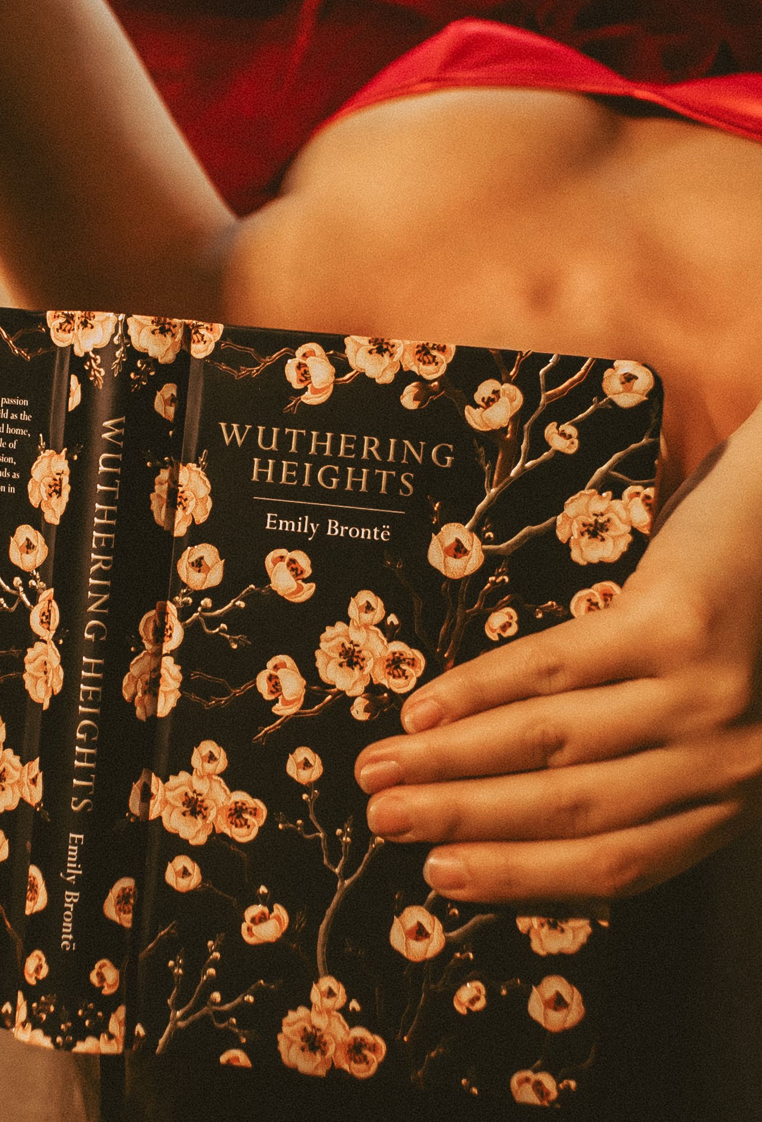 Close up of Wuthering Heights book