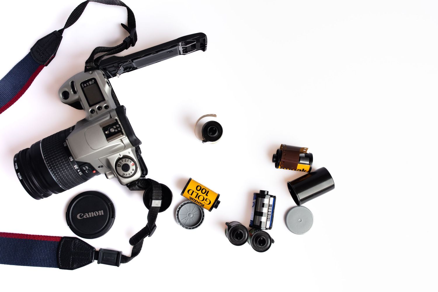 Claire House Photography photograph of a film camera and film.