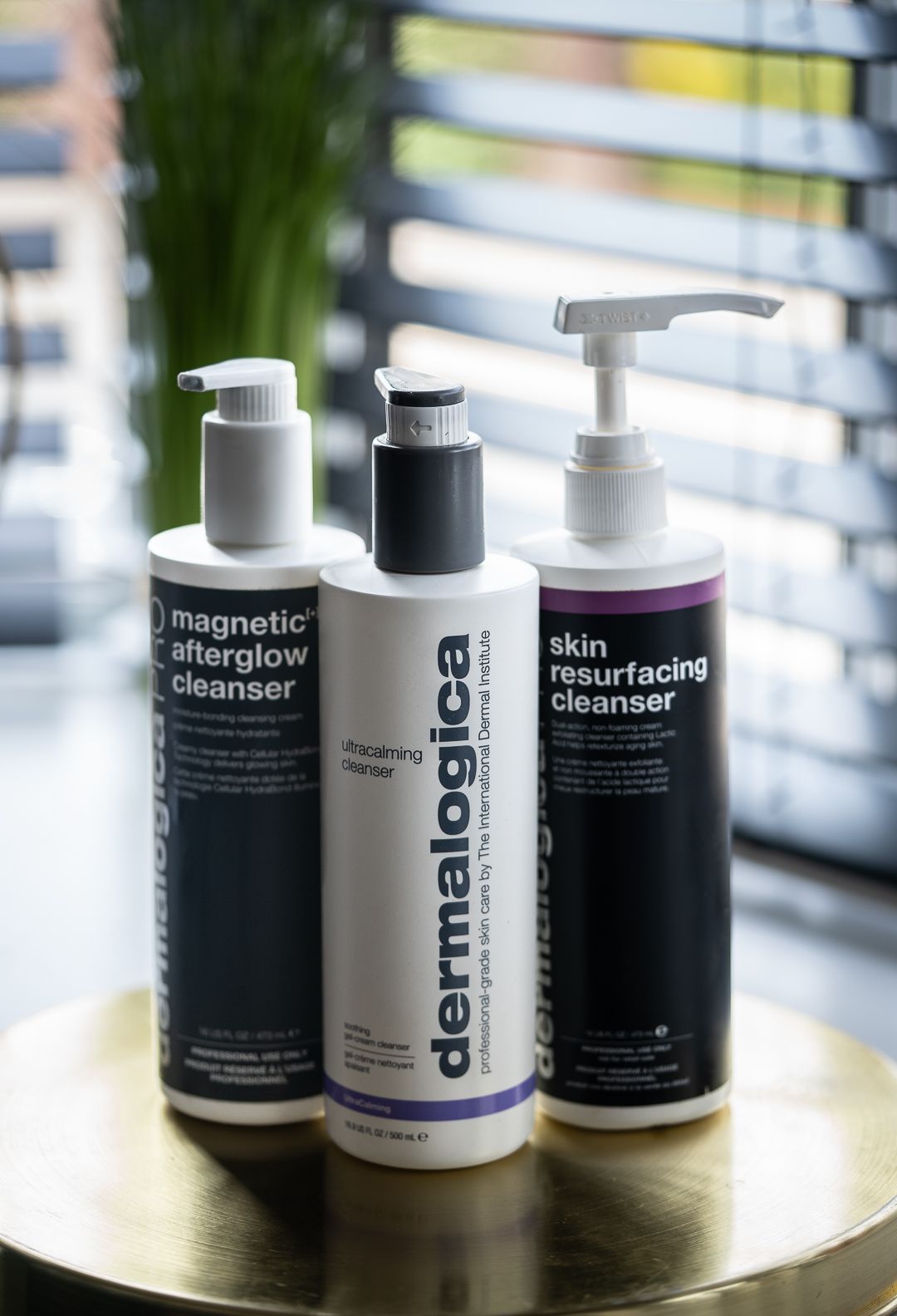Close up product shot of hair treatments