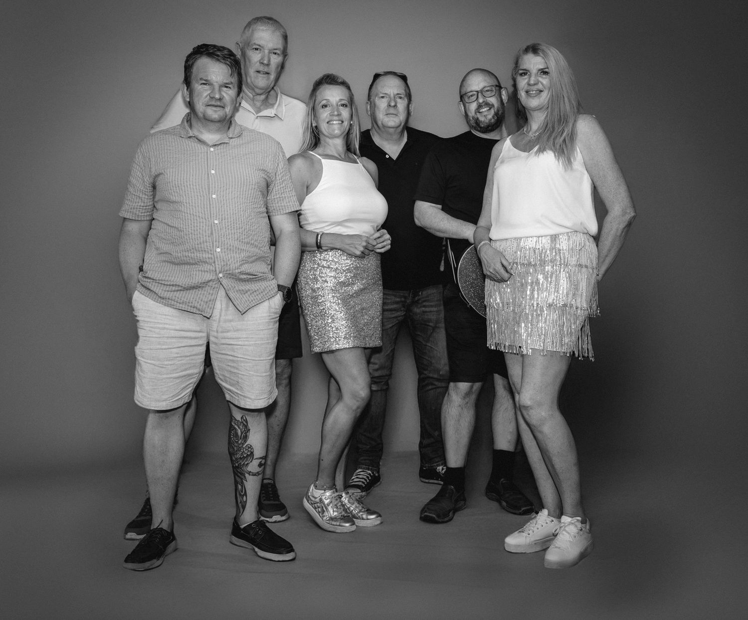 Portrait shot of Bromsgrove covers band Dr Cornelius