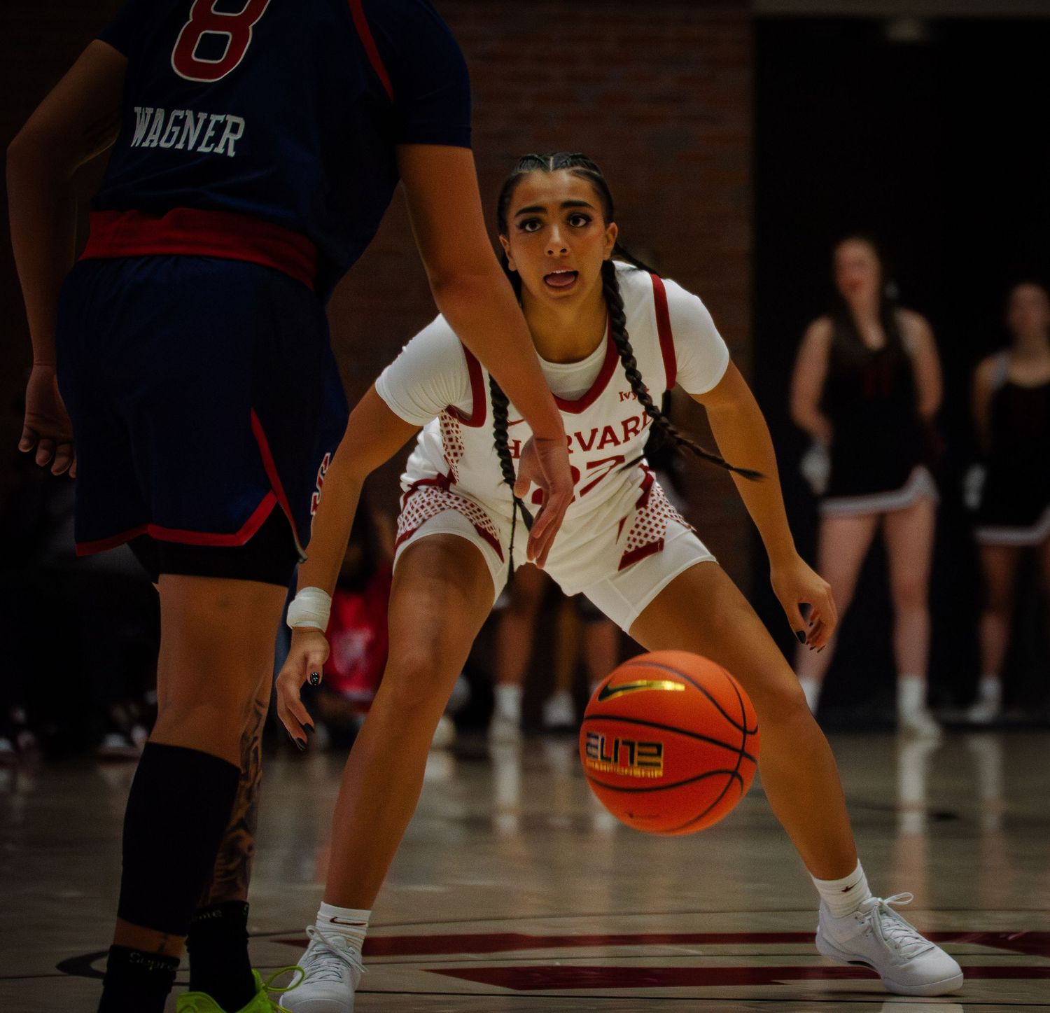 live action women's basketball photography