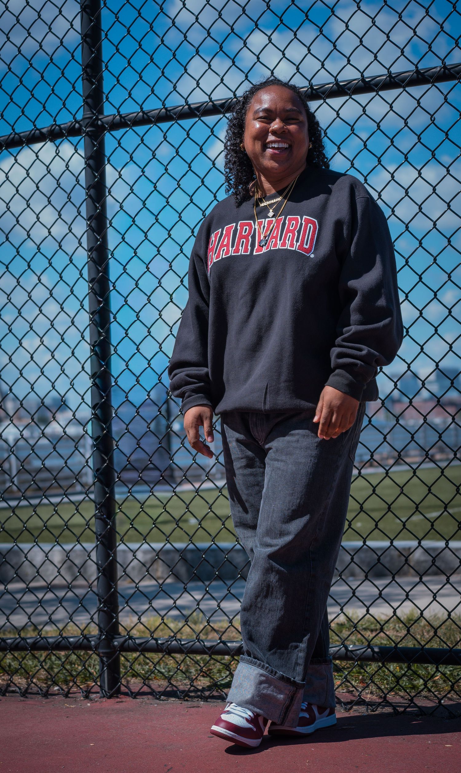 Harvard Women's Basketball Coach Staff high contrast photo shoot