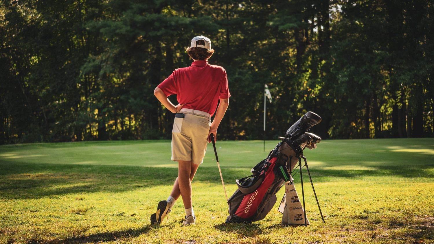 live action golf photography