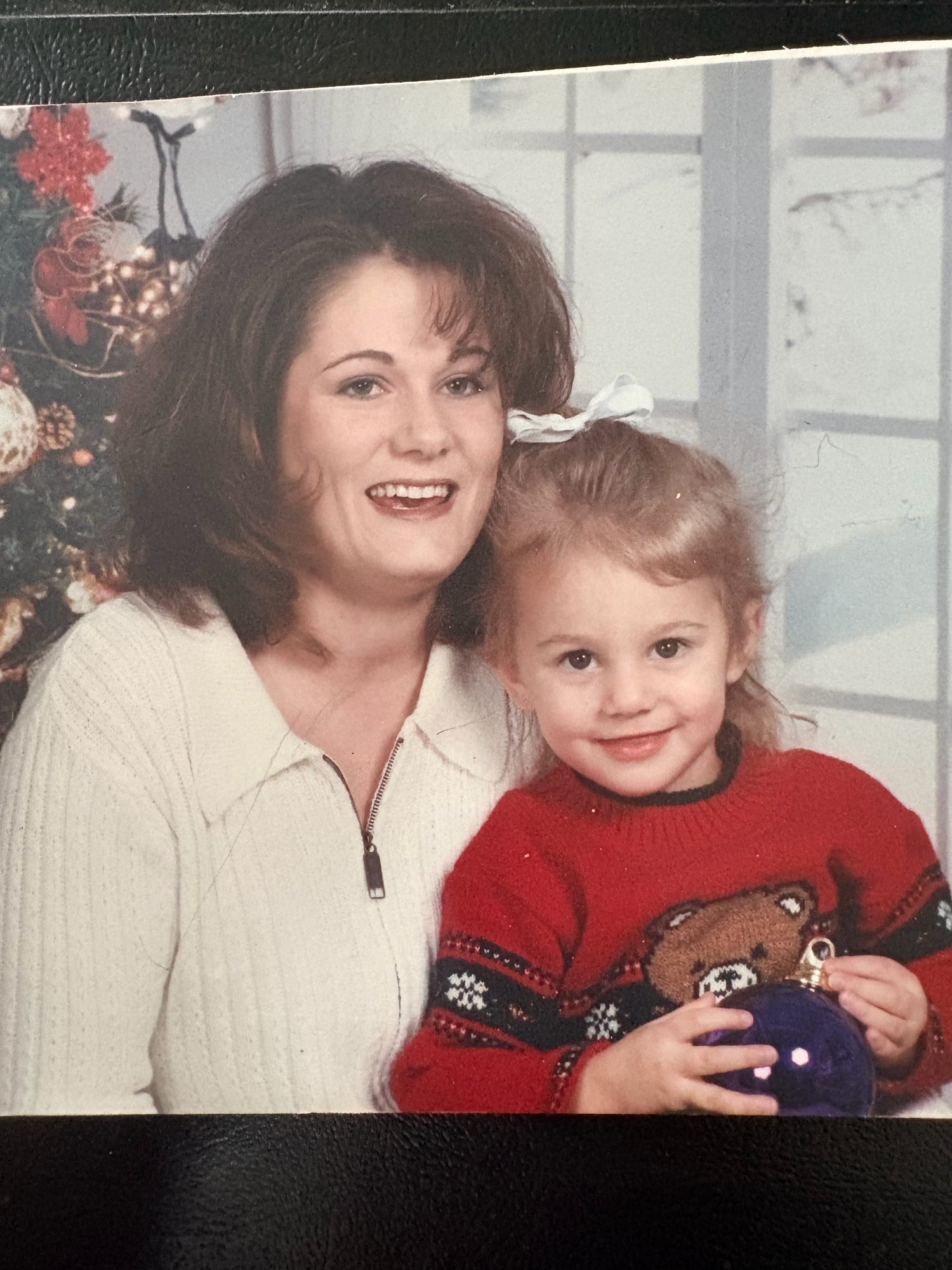 Candice Ann with her daughter Kaitlyn as a child, one of the women who inspired the name Anna Mae & Co